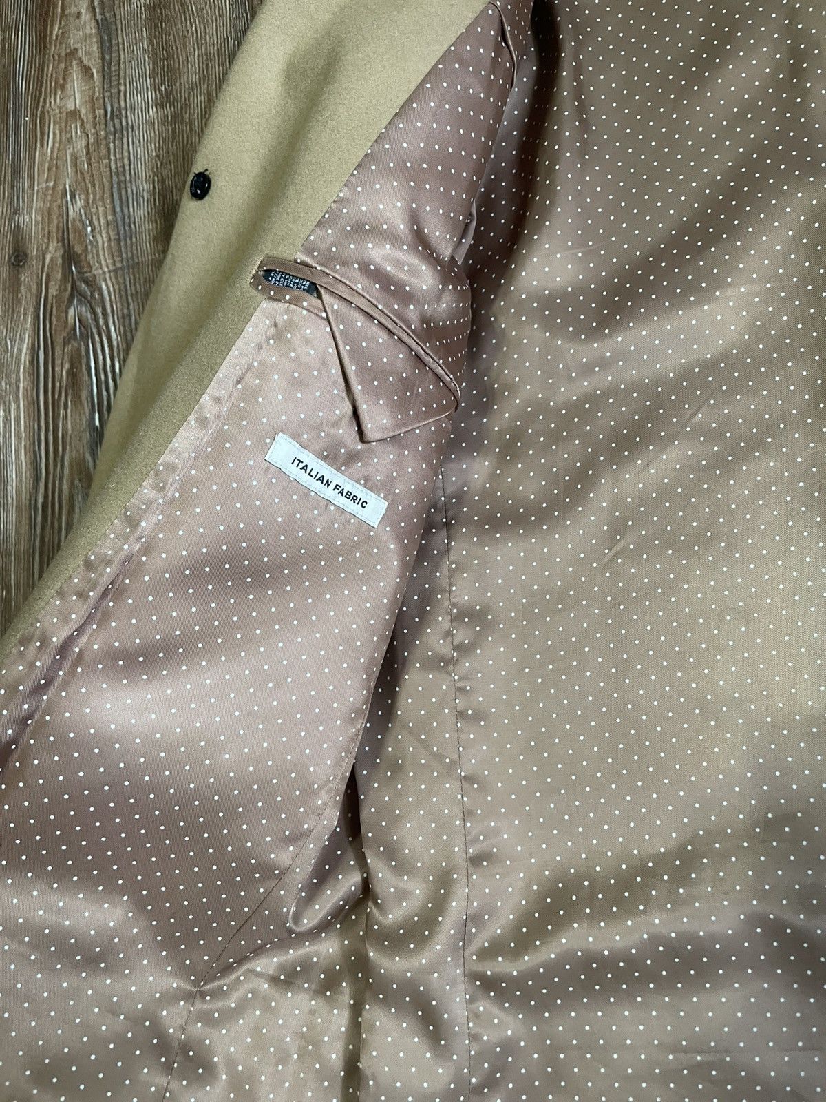 Club Monaco Overcoat / Chesterfield Top Coat Single Breasted Camel Brown Size US S / EU 44-46 / 1 - 6 Thumbnail