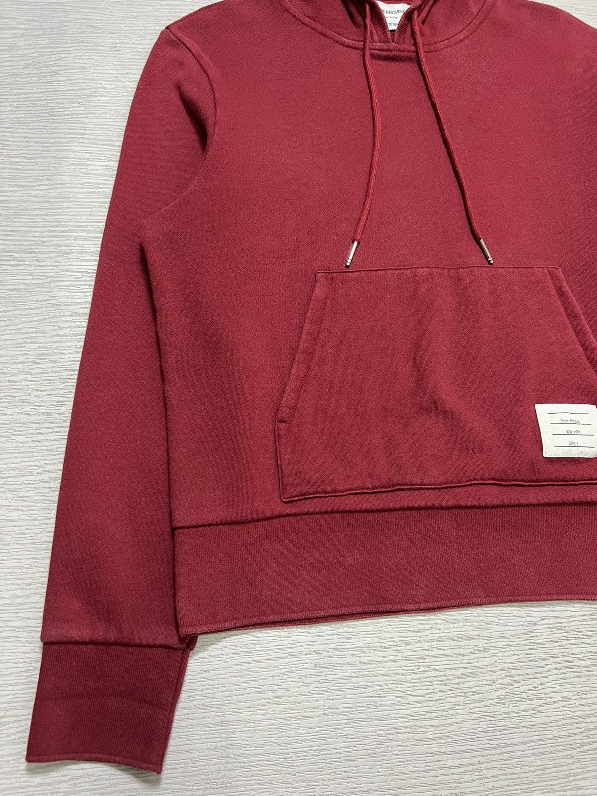 Thom Browne Thom Browne - 4 Bar Striped Loopback Cotton Jersey Hoodie Size US M / EU 48-50 / 2 - 7 Thumbnail