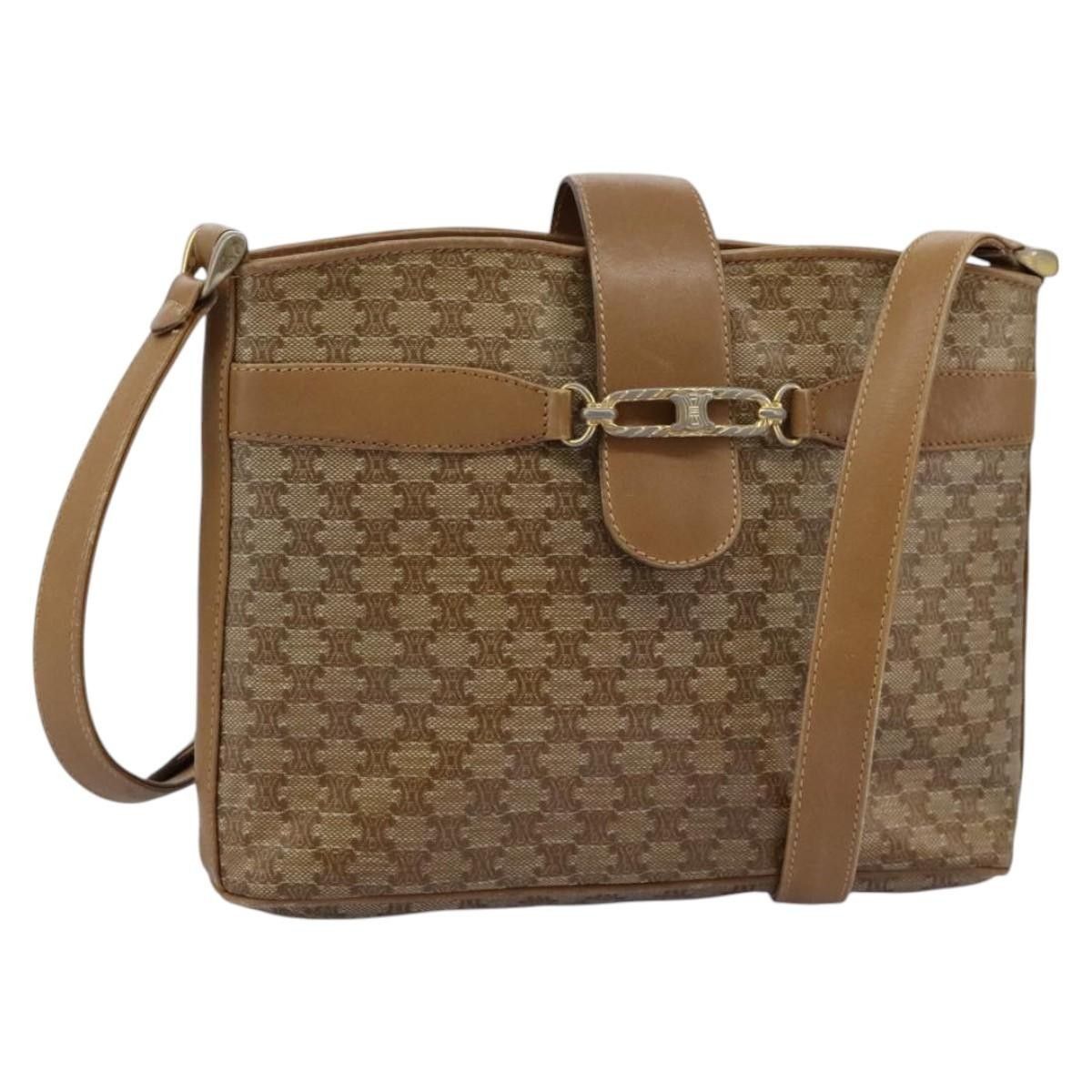 Celine Celine Vintage Macadam Shoulder Bag Canvas Size ONE SIZE - 1 Thumbnail