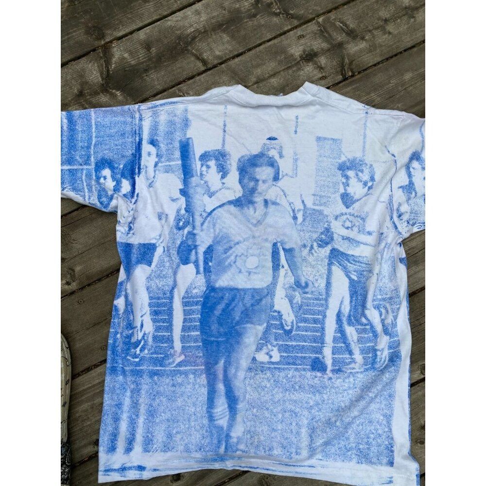 Fruit Of The Loom × Vintage Vintage 1993 CANUSA AOP Single Stitch T Shirt XL Canada Ame Size US XL / EU 56 / 4 - 5 Thumbnail