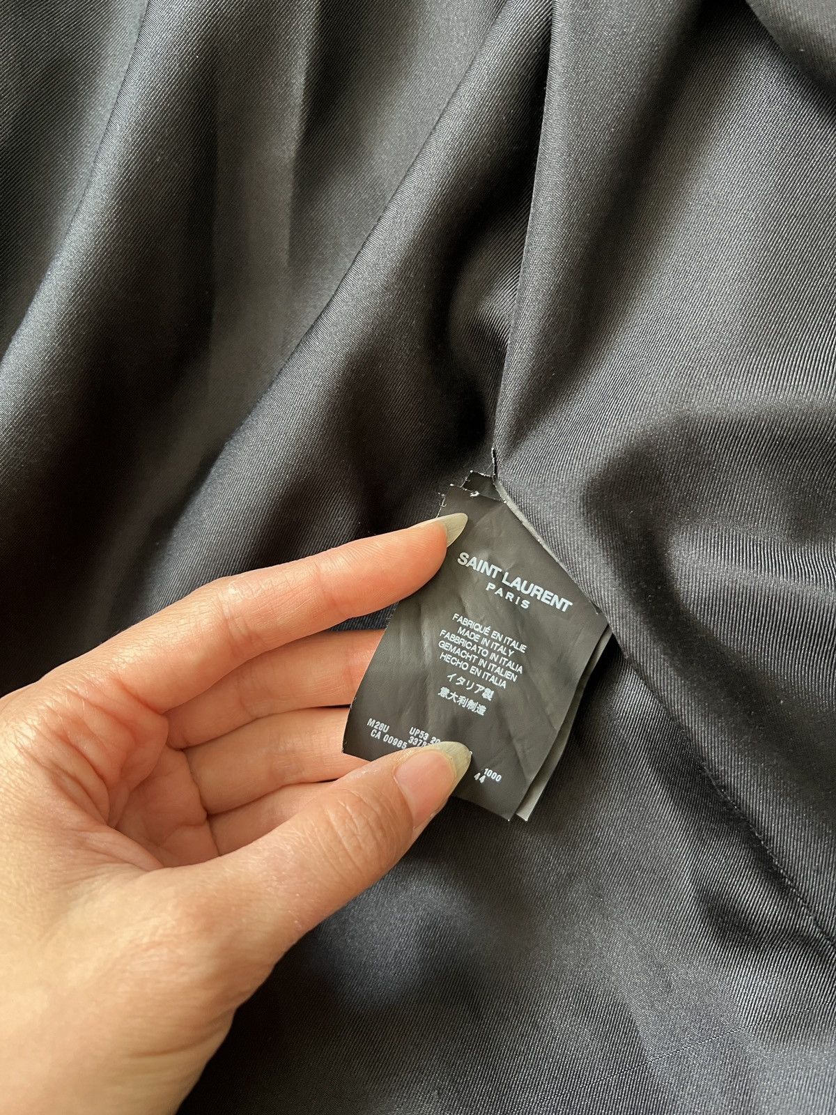 Saint Laurent Paris Saint Laurent black oversized trench coat Size US S / EU 44-46 / 1 - 4 Thumbnail