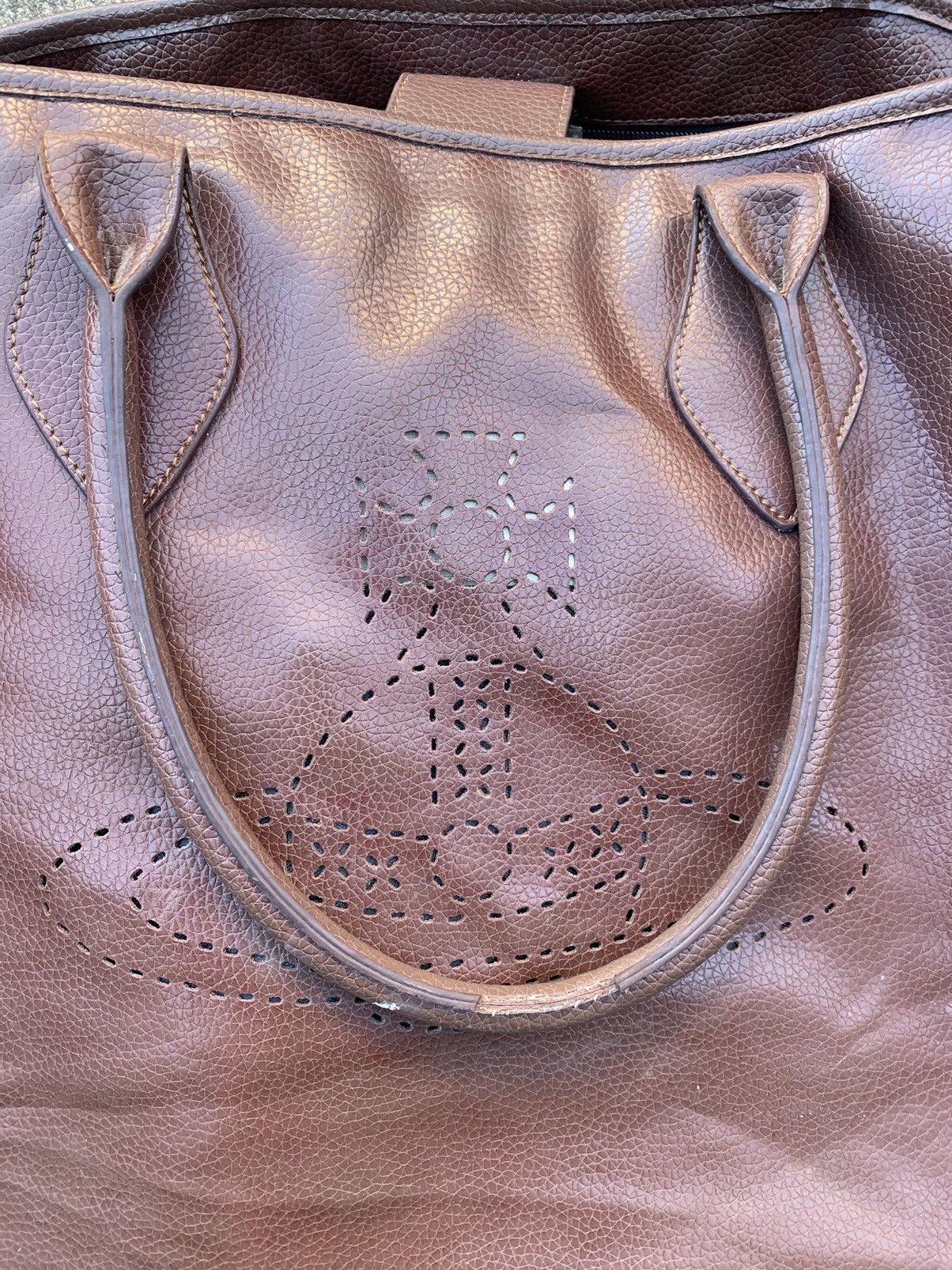 Vivienne Westwood Vivienne Westwood Brown Hobo Shoulder Bag Signature Size 30 - 4 Thumbnail