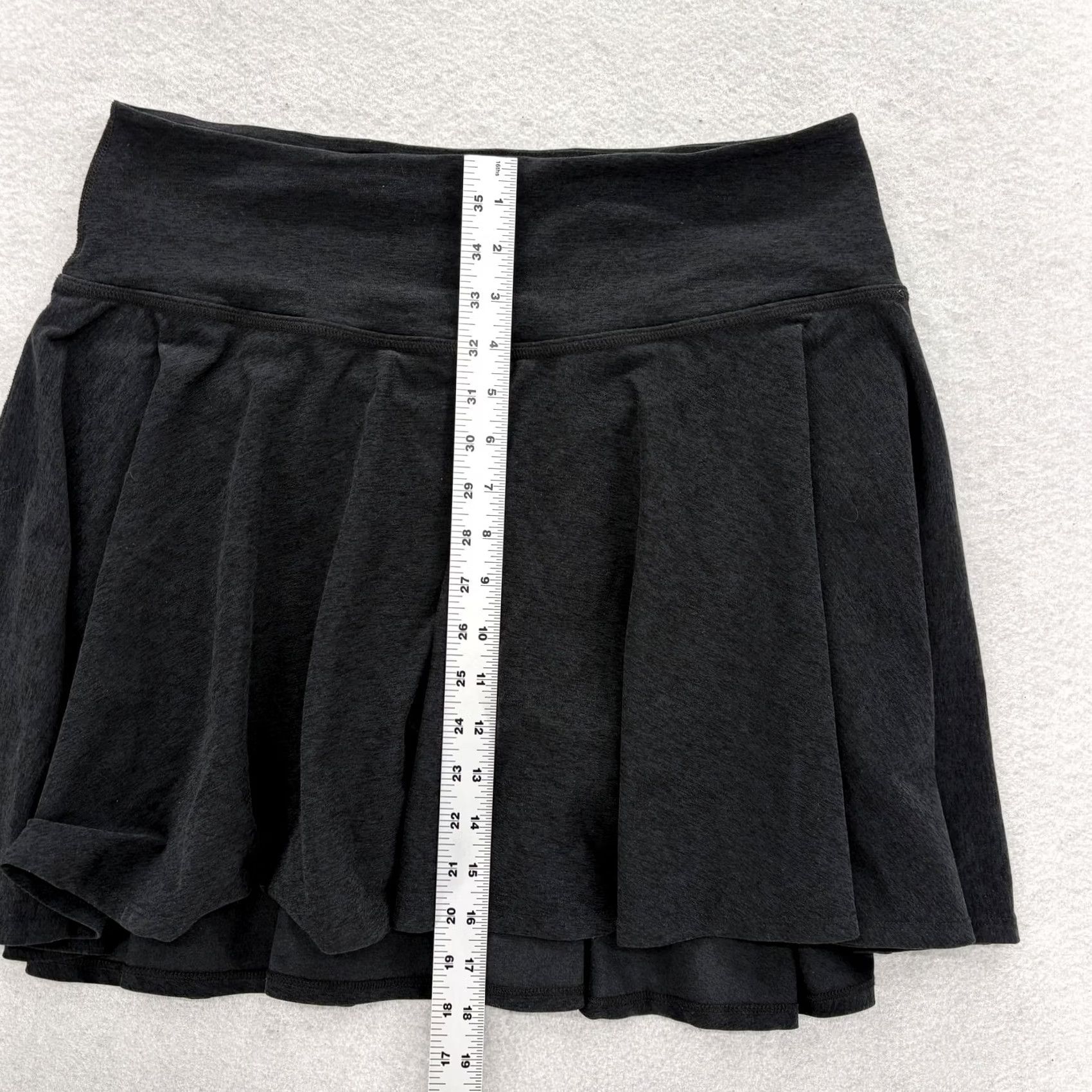 Beyond Yoga Beyond Yoga Skort Womens 1X Black Elastic Lined Pull On Athletic Yoga Gym Short Skirt Plus Size 1X Womens Black Athletic Yoga Skort Size 40" / US 18 - 5 Thumbnail