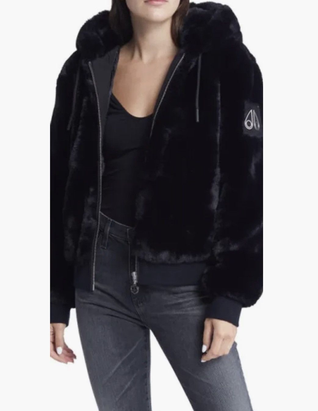 Moose Knuckles Portland Bunny Faux Fur Jacket Size XL / US 12-14 / IT 48-50 - 10 Thumbnail