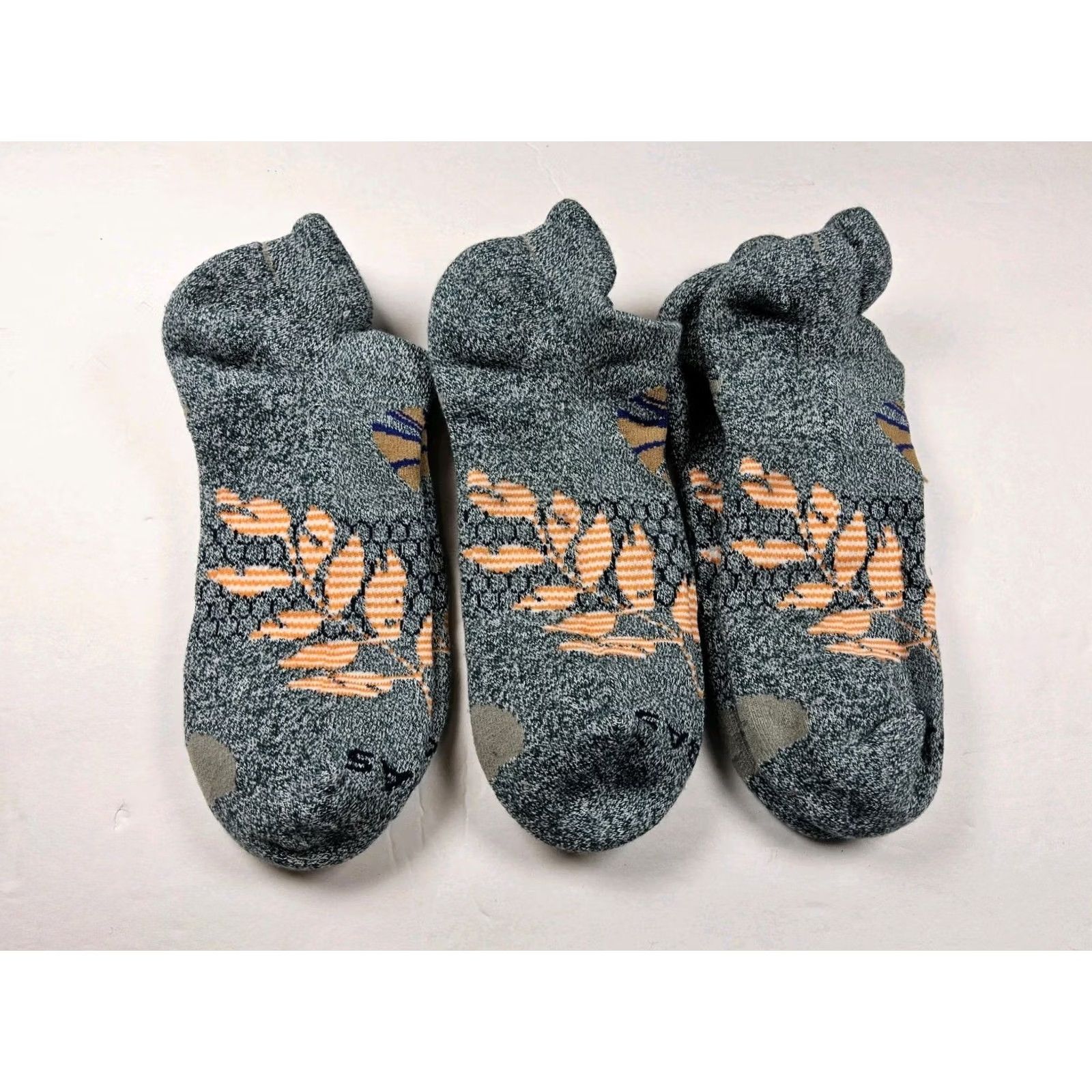 Vintage Bombas Socks Ankle Size L Tropical Original Lot Of 3 Pairs Size ONE SIZE - 2 Thumbnail