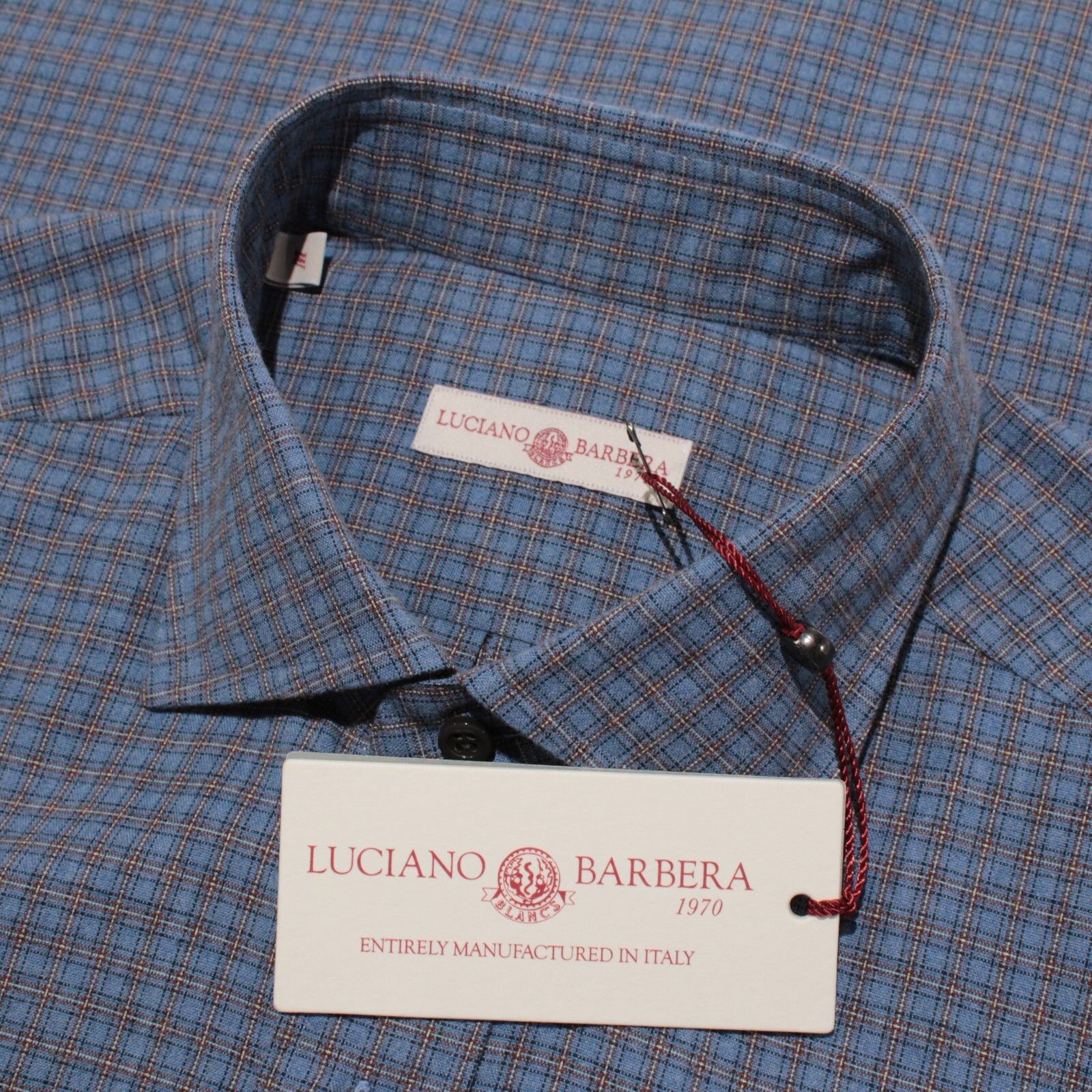Luciano Barbera Luciano Barbera New with tags Shirt Size M US In Blue Size US M / EU 48-50 / 2 - 1 Thumbnail