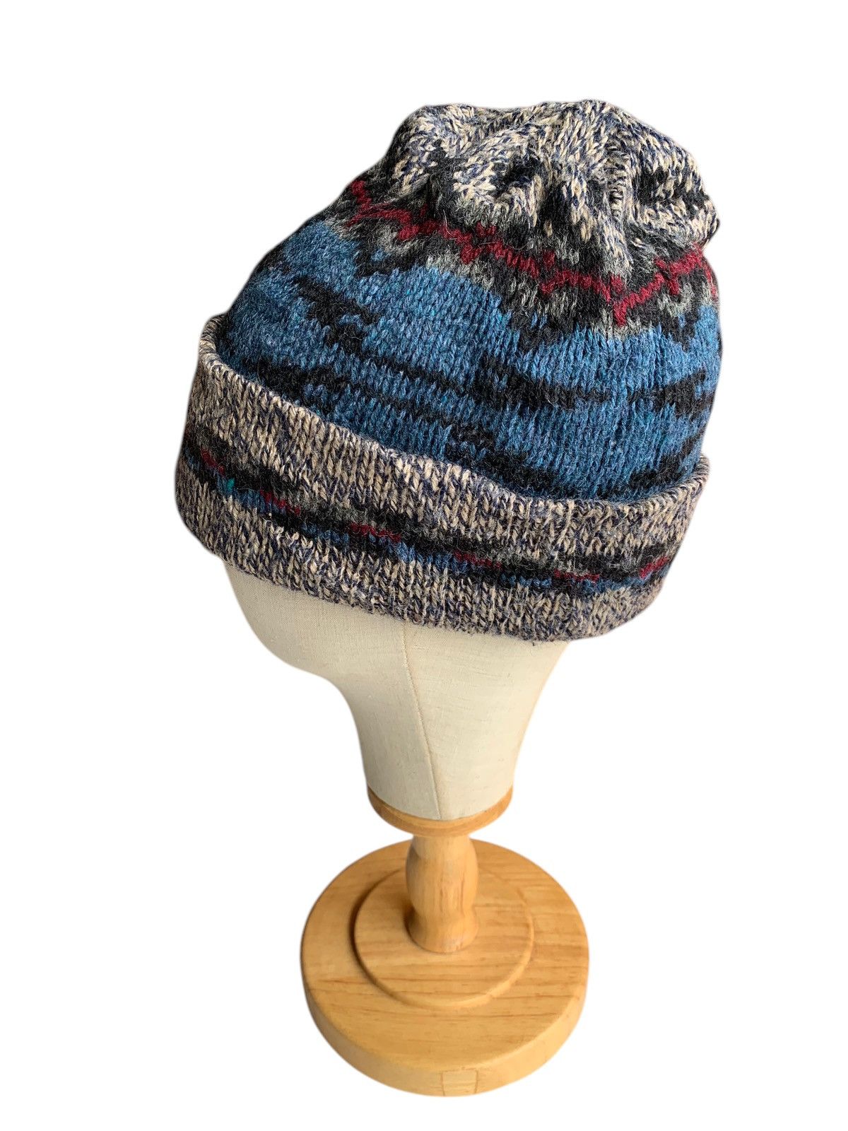 Japanese Brand × Kapital × Vintage Knitted Made In Usa Rare Design Winter Session Beanie Hats Size ONE SIZE - 3 Thumbnail