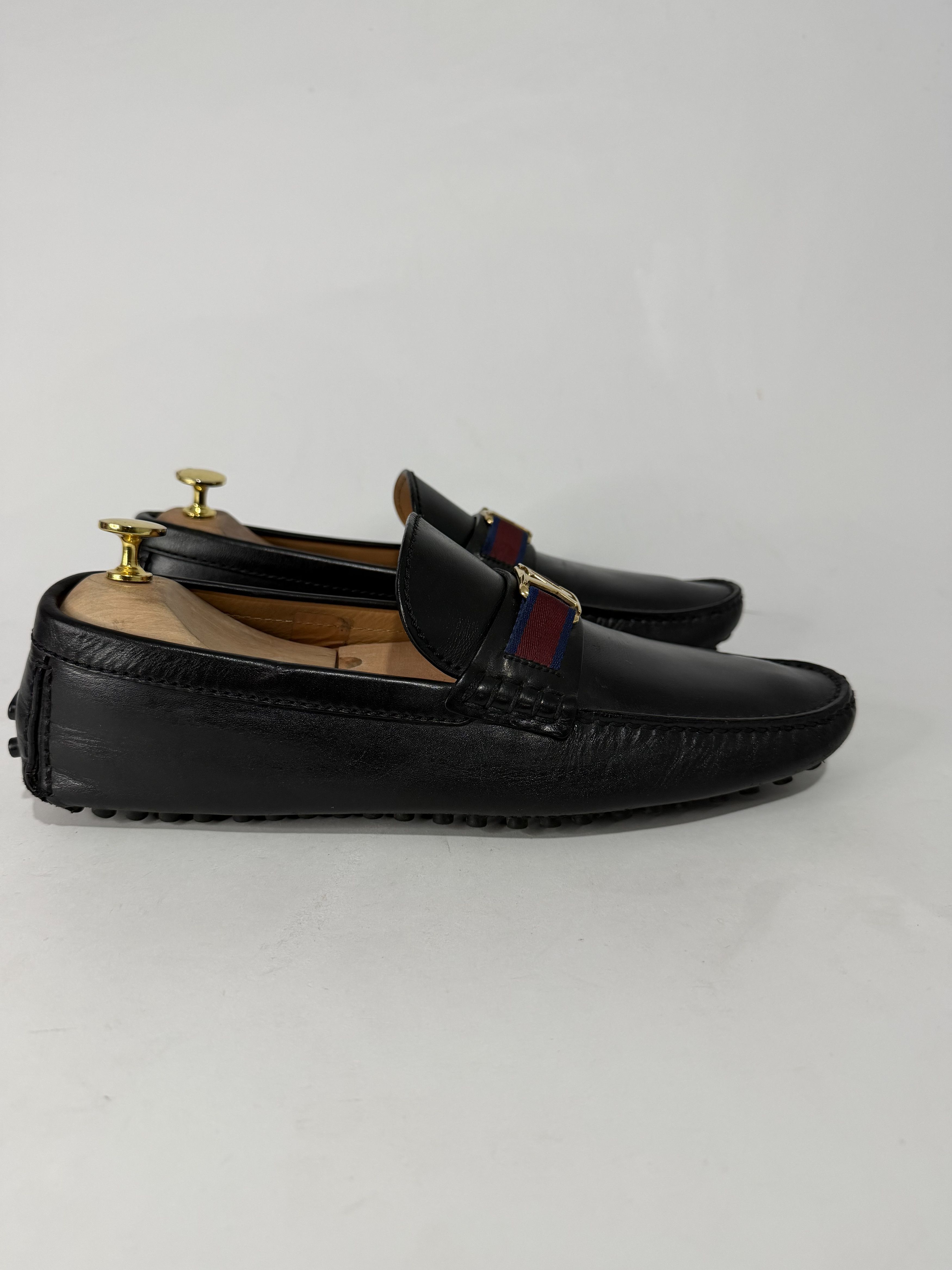 Louis Vuitton LLouis Vuitton Black Leather Hockenheim Loafers Size US 9 / EU 42 - 6 Thumbnail