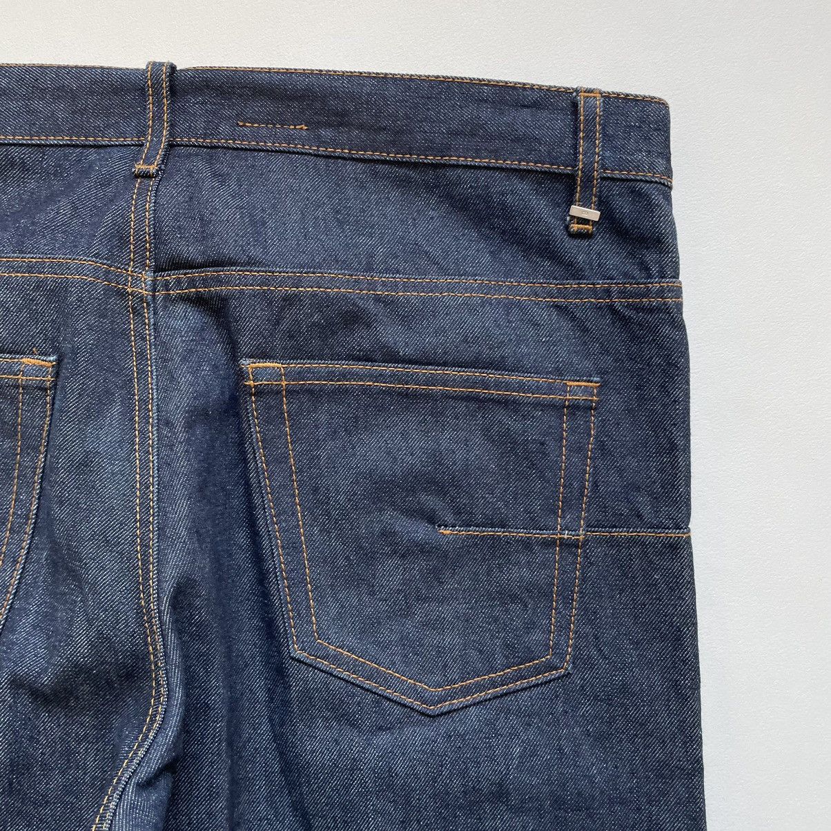 Dior 19cm MII Raw Blue Denim Jeans Size US 32 / EU 48 - 13 Thumbnail