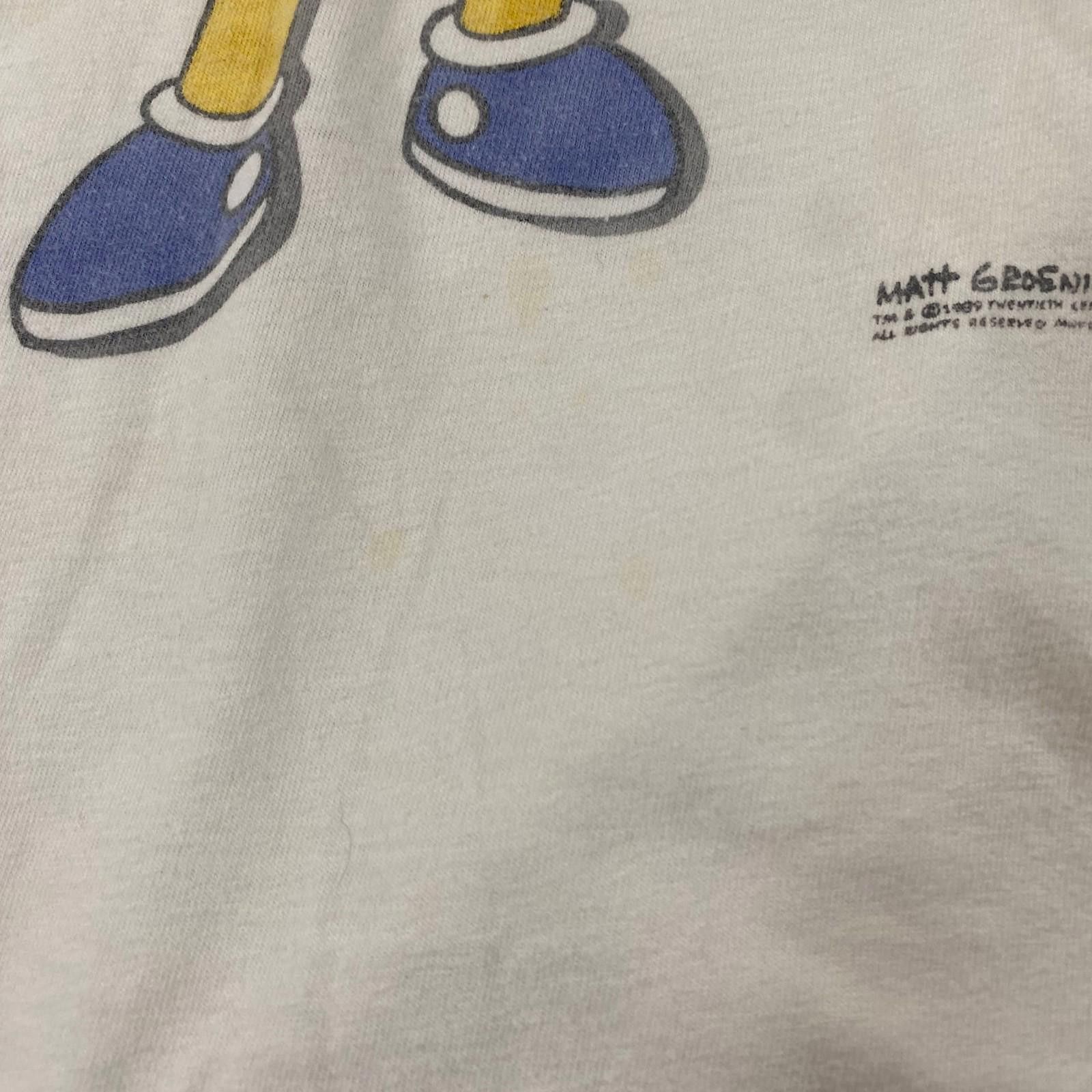 Hanes Vintage 1990 Bart Simpson "Who Are You?" T-Shirt Size L Size US XL / EU 56 / 4 - 5 Thumbnail