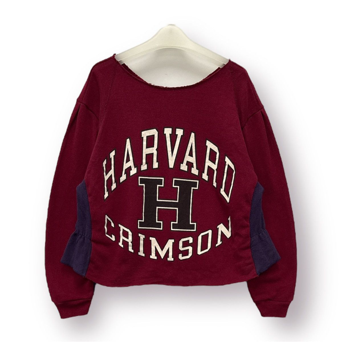 Other 🔥 Harvard Crimson Crop Sweatshirt Red Maroon Ivy League Size M / US 6-8 / IT 42-44 - 1 Thumbnail