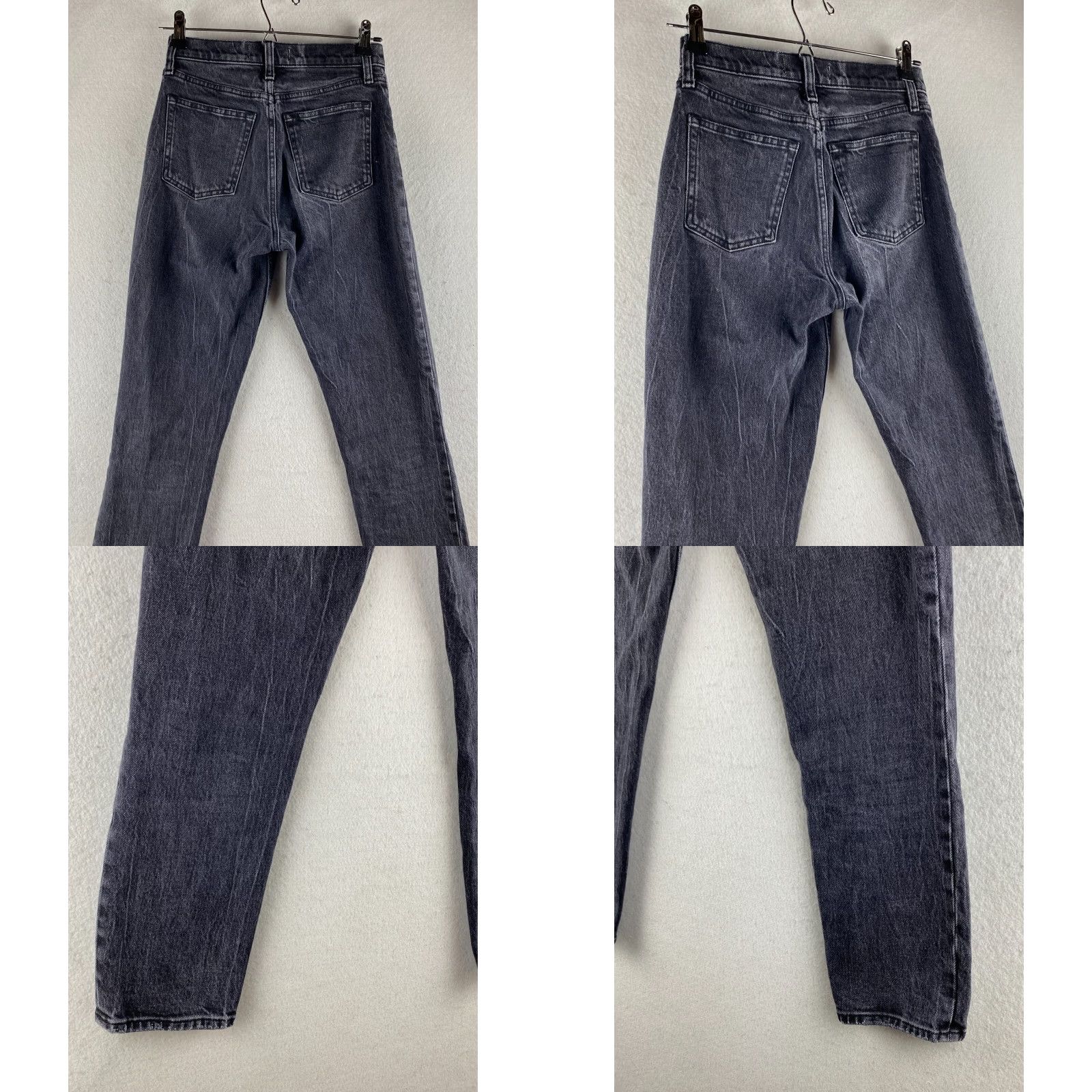 Abercrombie & Fitch Abercrombie & Fitch Jeans Womens 25 Black Mom High Rise Denim Acid Wash Size 42" / US 20 - 10 Thumbnail