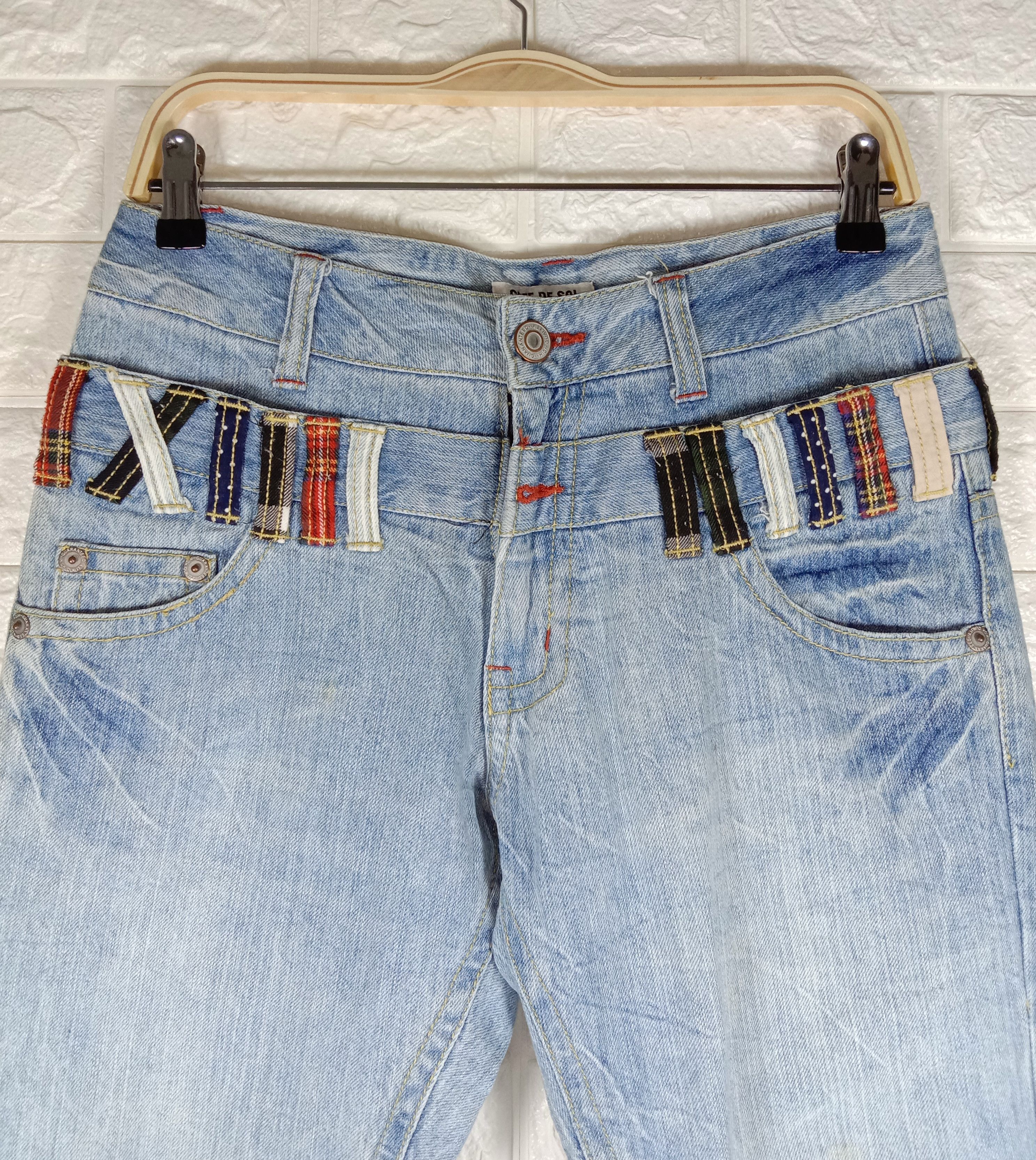 Japanese Brand Vintage Japanese Clef De Sol Double Waist Jeans Size US 31 - 2 Thumbnail