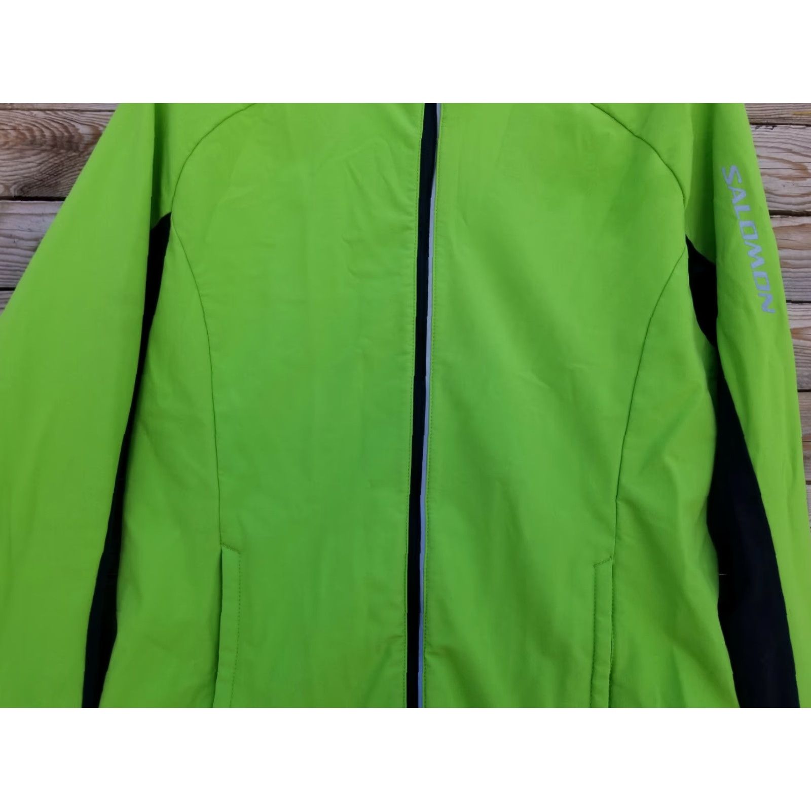 Salomon Salomon Clima Wind Womens Green Full Zip Windbreaker Jacket Size Medium Size M / US 6-8 / IT 42-44 - 3 Thumbnail