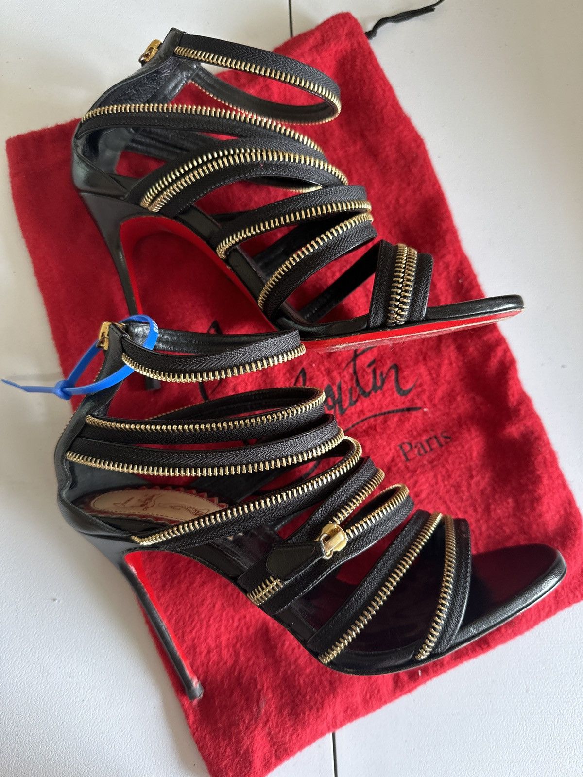 Christian Louboutin Christian Louboutin Unzip Heels Size US 8 / IT 38 - 4 Thumbnail