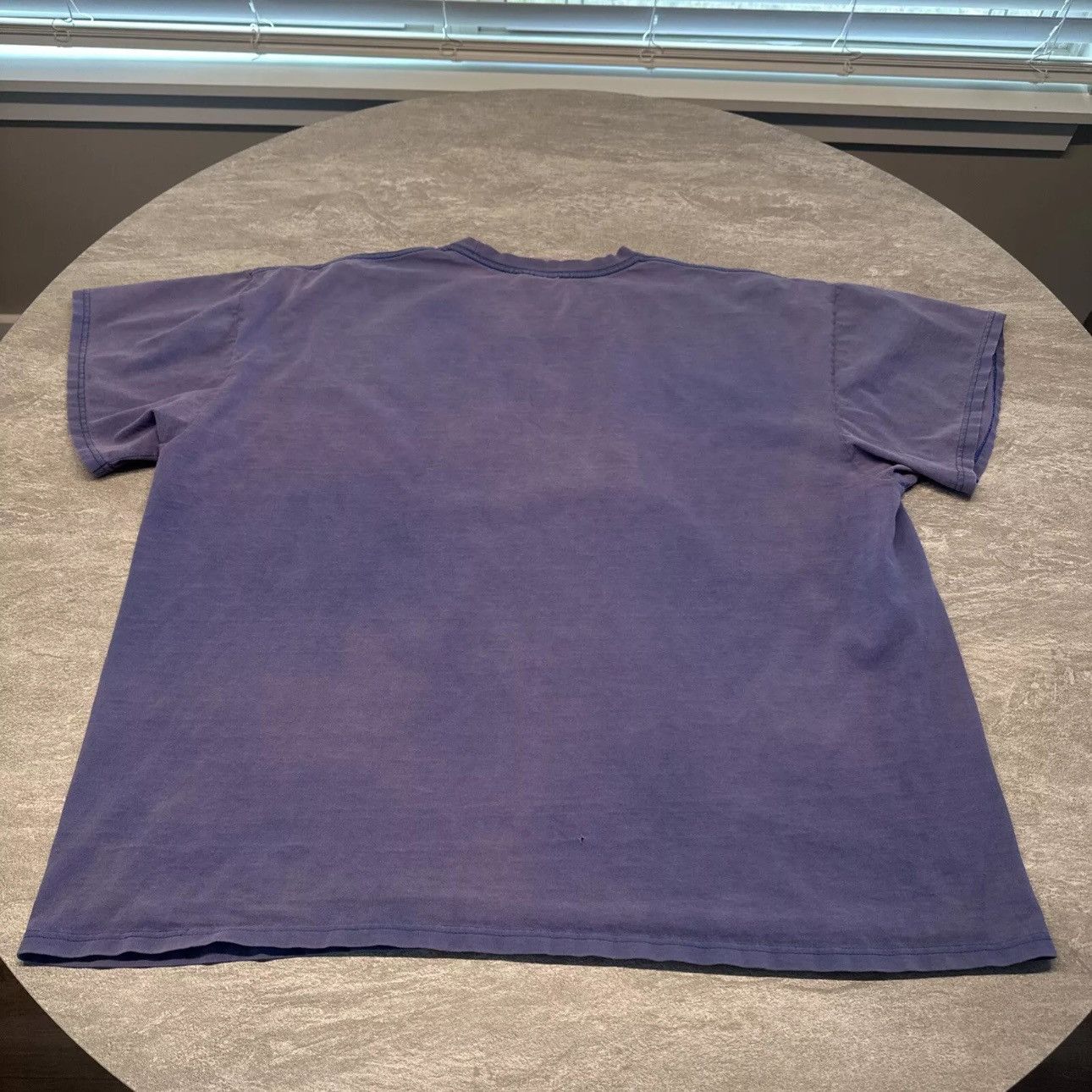 Nike × Vintage VINTAGE Nike T Shirt Purple Spell Out Logo Center Swoosh 2XL Size US XXL / EU 58 / 5 - 8 Thumbnail