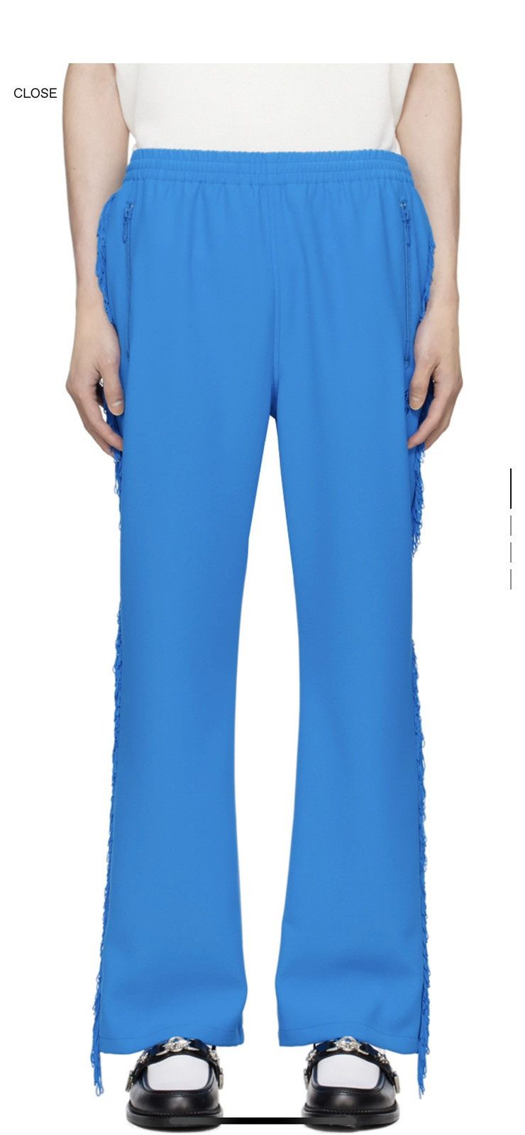 Needles Needles Blue Fringe Boot Cut Track Pants size Medium Size US 34 / EU 50 - 1 Thumbnail