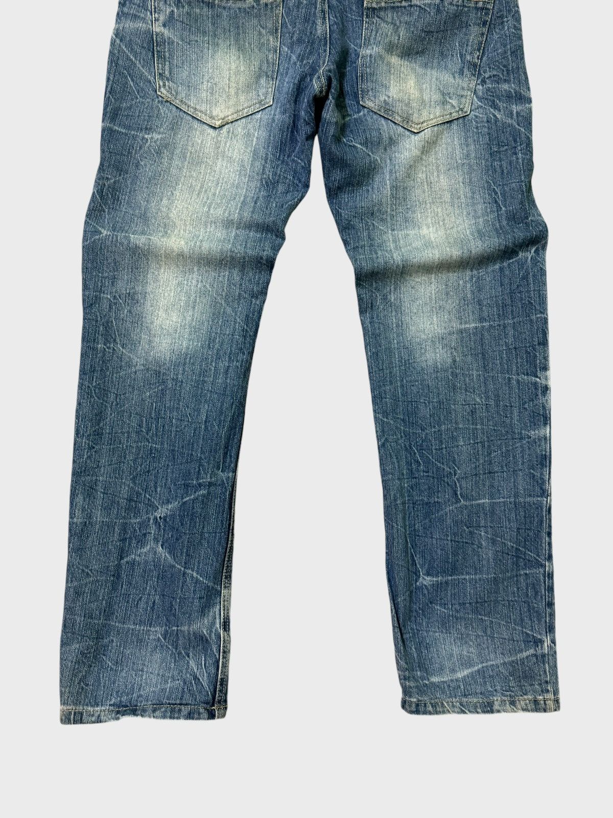 Hysteric Glamour DOUBLE WAIST SUPER RARE DISTRESSED DENIM PANTS Size US 32 / EU 48 - 13 Thumbnail