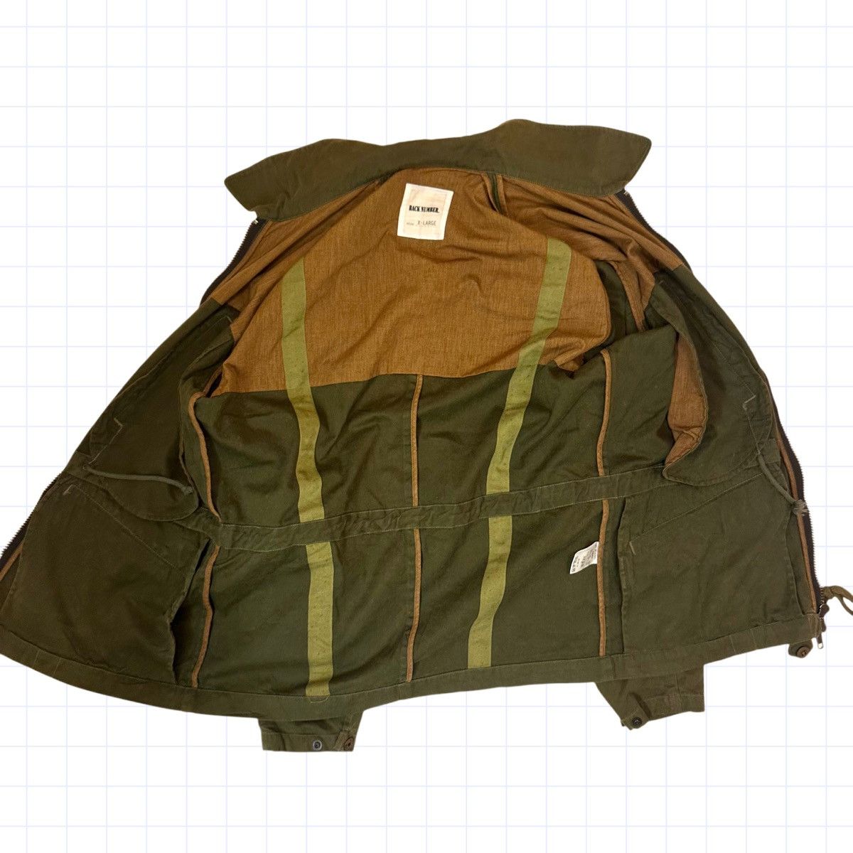 Japanese Brand Vintage Japanese Back Number Large XL Military Parka Jacket Size US XL / EU 56 / 4 - 6 Thumbnail