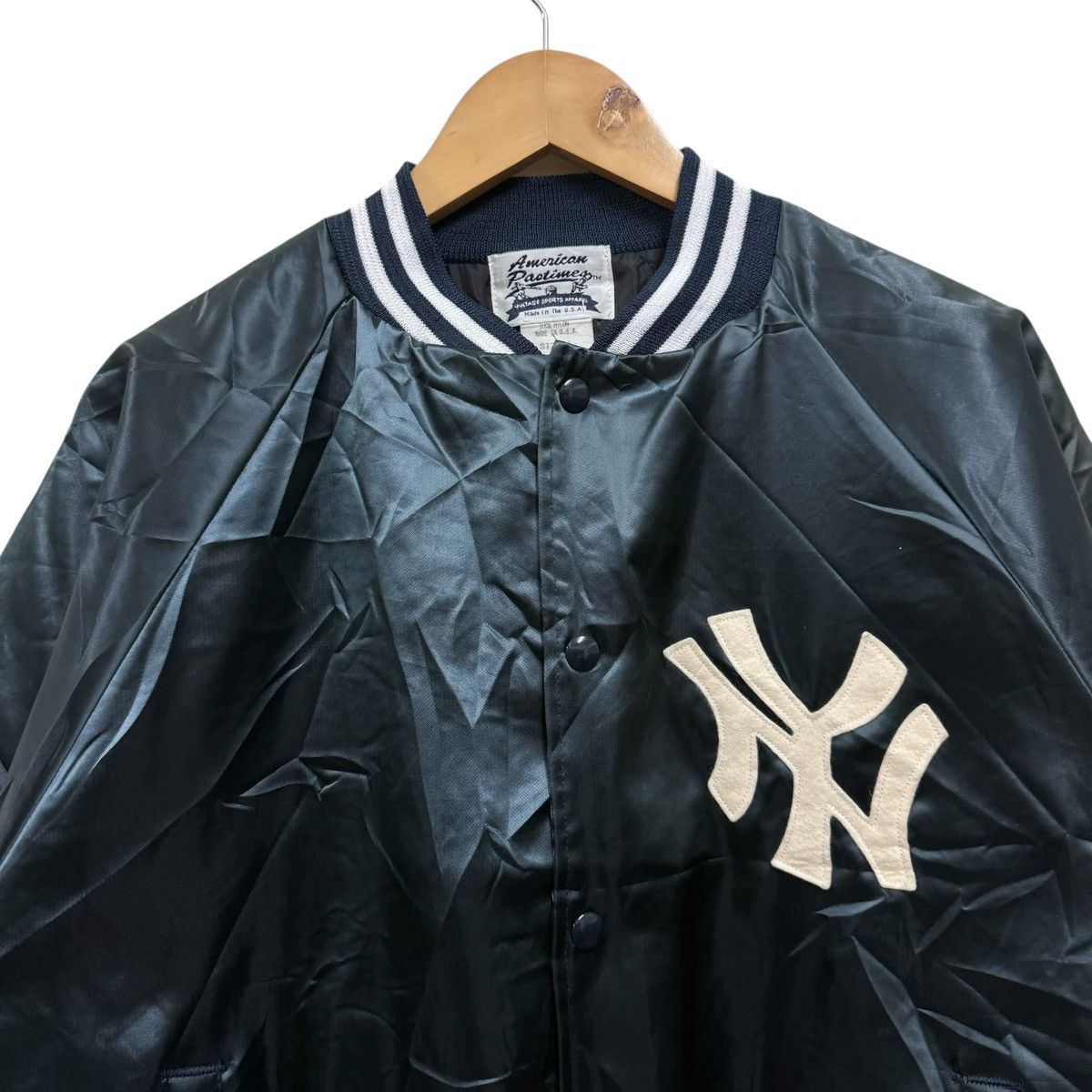 New York Yankees Vintage 90s NY Yankees Bomber Jacket Size US XL / EU 56 / 4 - 2 Thumbnail