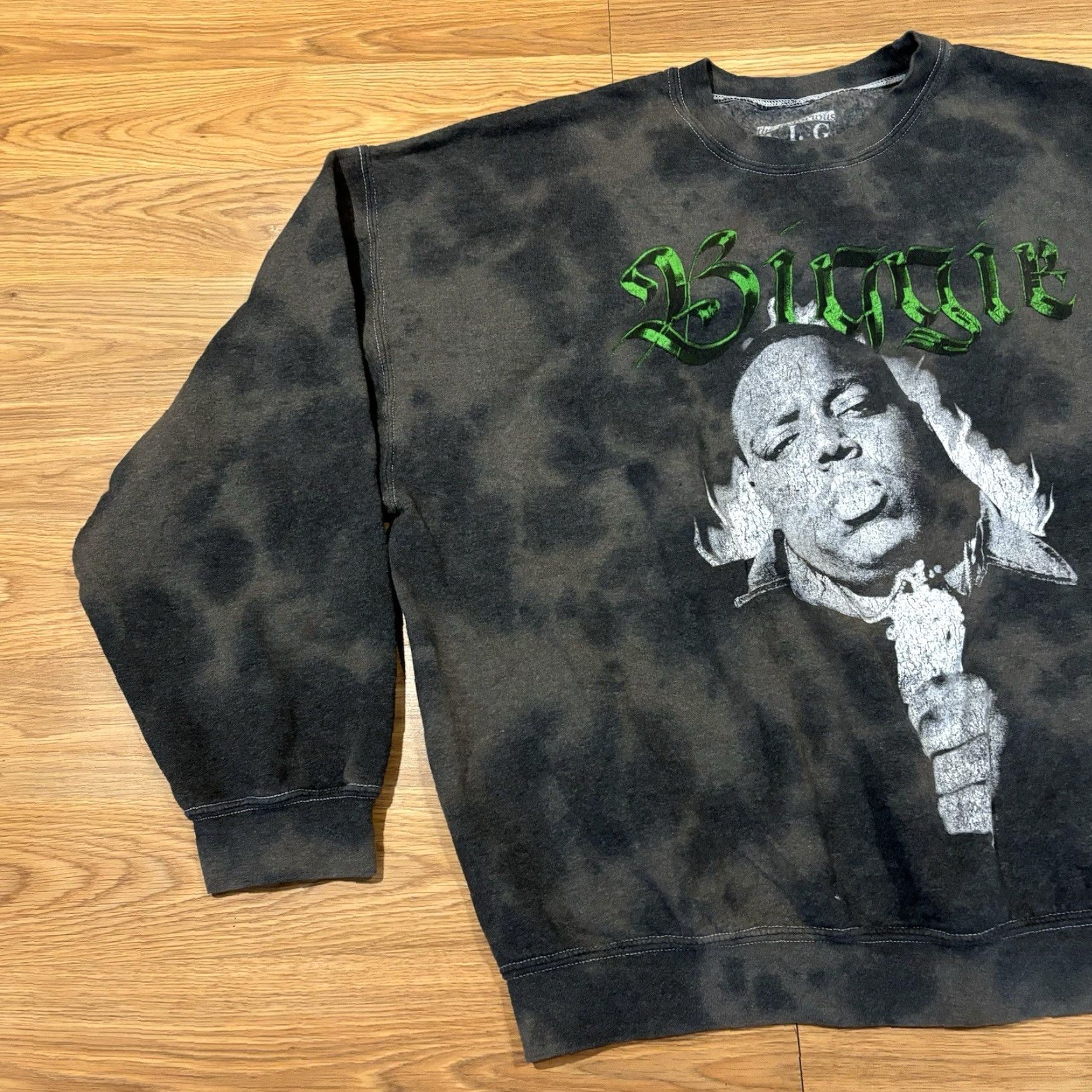 Urban Outfitters Urban Outfitters Notorious BIG BIGGIE Oversized Tie Dye Sweatshirt Size S/M Size US S / EU 44-46 / 1 - 5 Thumbnail