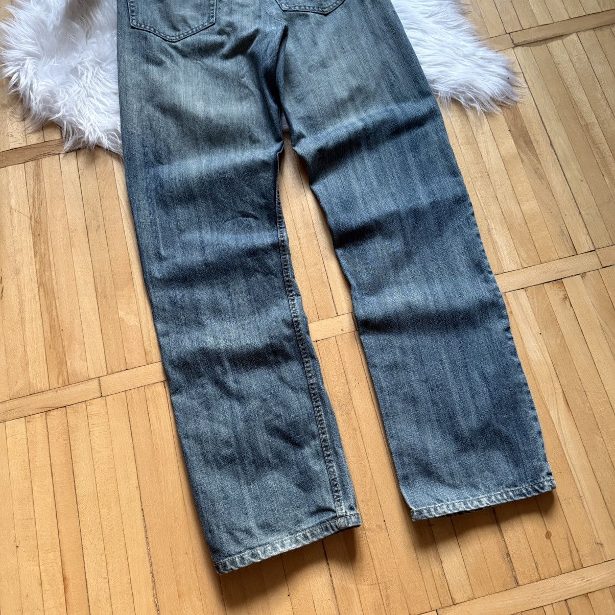 If Six Was Nine 📌 Vintage Pilot Industries Y2K Washed LGB vibe Denim Jeans Size US 31 - 3 Thumbnail
