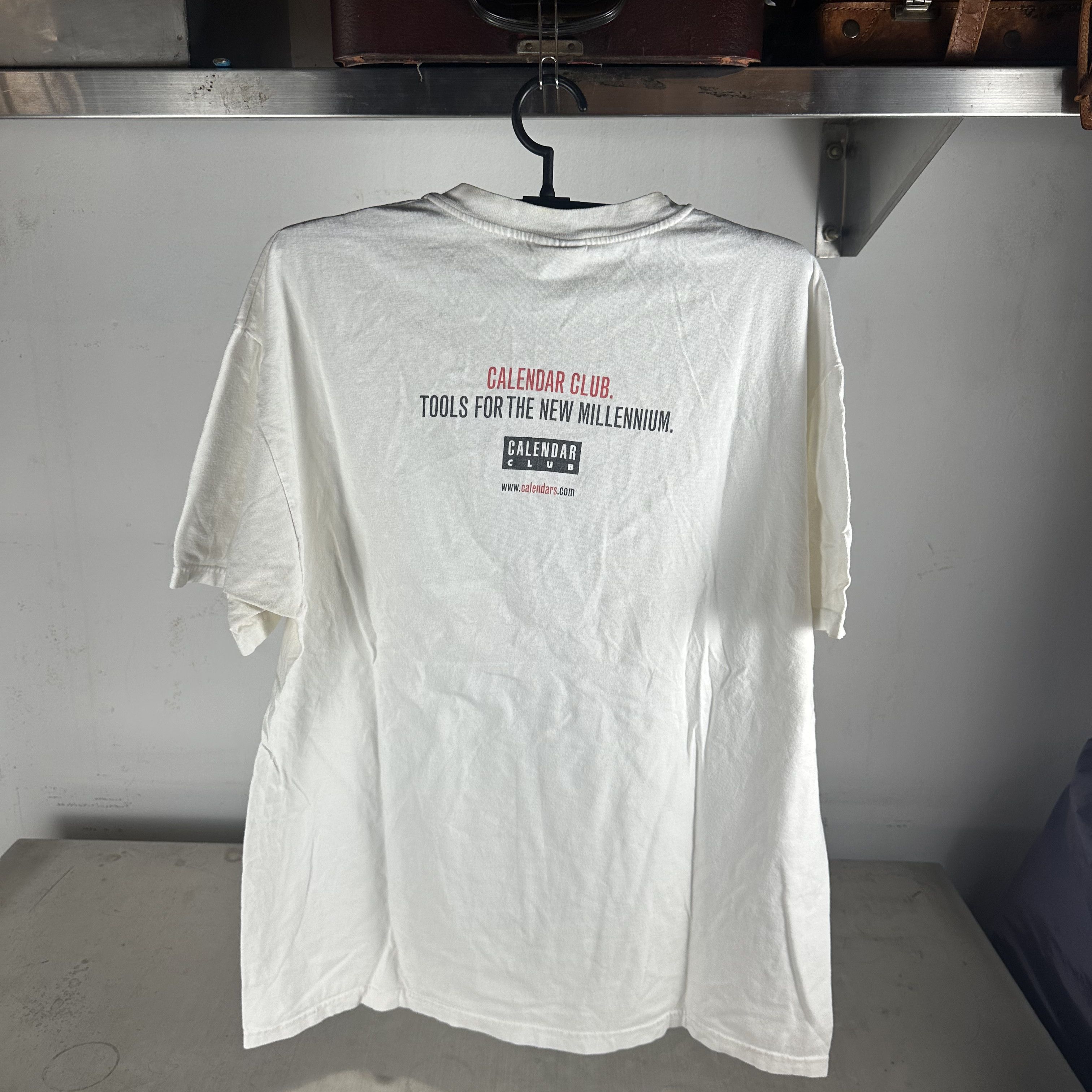 Vintage 90s Calendar Club Show Your Faith In Humanity Promo T-shirt Size US XL / EU 56 / 4 - 3 Thumbnail