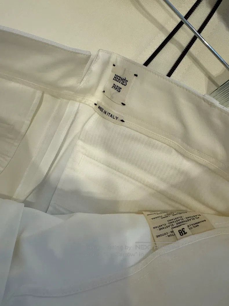 Hermes Hermes White skinny jeans Size 25" / US 0 / IT 36 - 2 Thumbnail