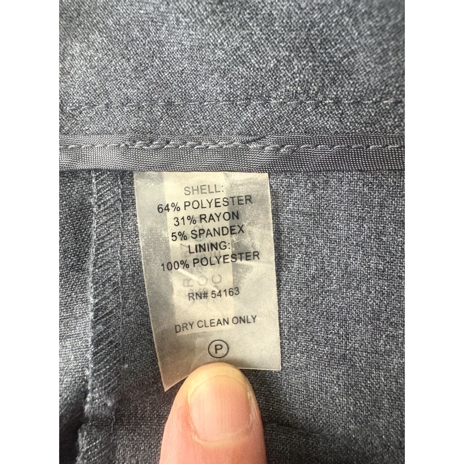 Calvin Klein Calvin Klein Gray Wide-Leg Dress Pants Women Size 8P Size 30" / US 8 / IT 44 - 8 Thumbnail