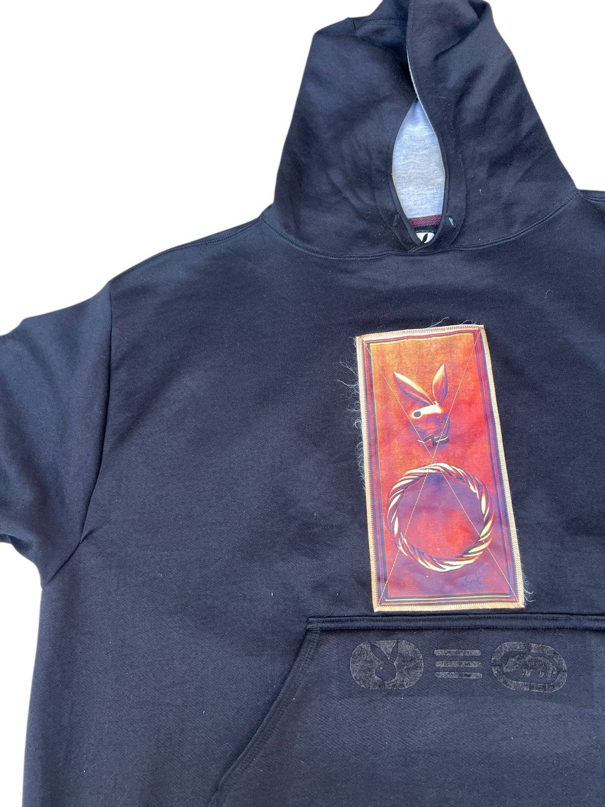 Ecko Unltd. SUPER RARE!! 90s Ecko X Playboy Big Logo Hoodie Size XXL Size US XXL / EU 58 / 5 - 16 Thumbnail