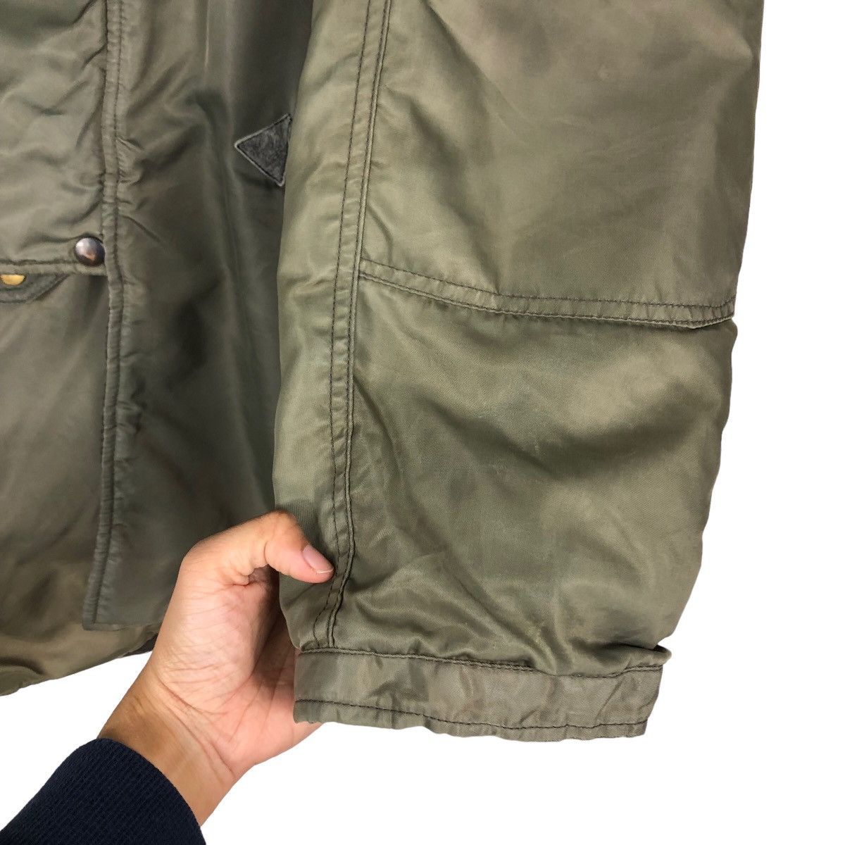 Avirex 🔥Vintage Fly Bomber Jacket Cargo Avirex Usa Mink Fur Hoodie Size US M / EU 48-50 / 2 - 16 Thumbnail