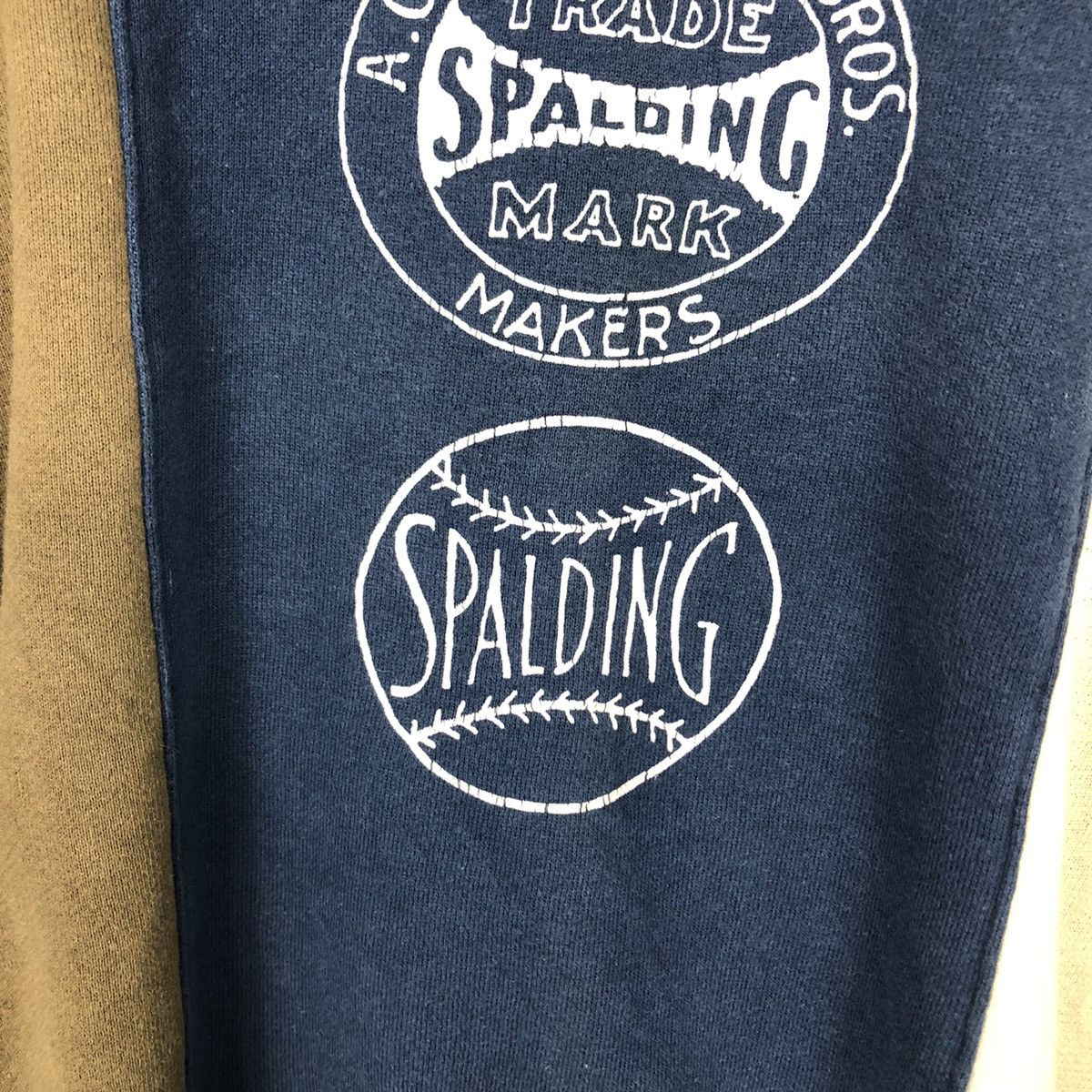 Other 📌Vintage Sweatshirt Spalding Big Logo Over Issey Miyake Size US M / EU 48-50 / 2 - 14 Thumbnail