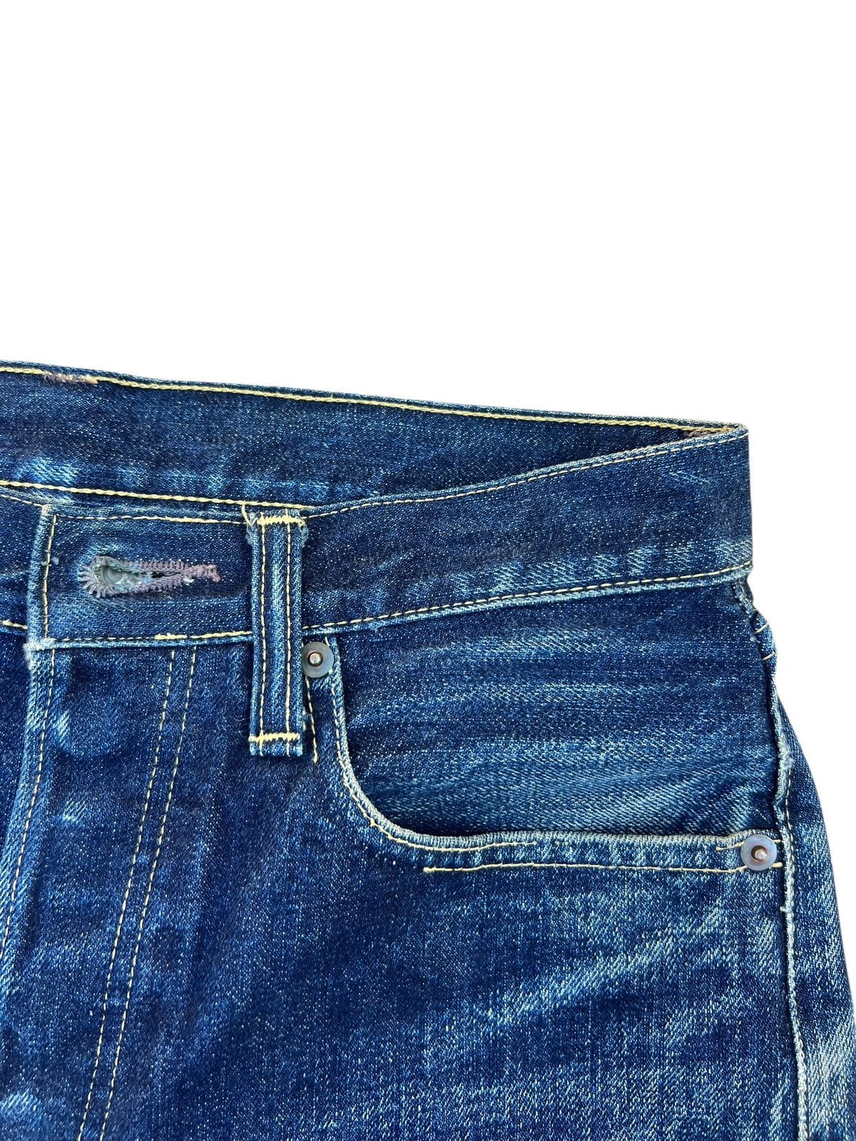 Kapital Vintage KAPITAL Handmade Japan Fade Denim Selvedge Jeans Size US 29 - 10 Thumbnail