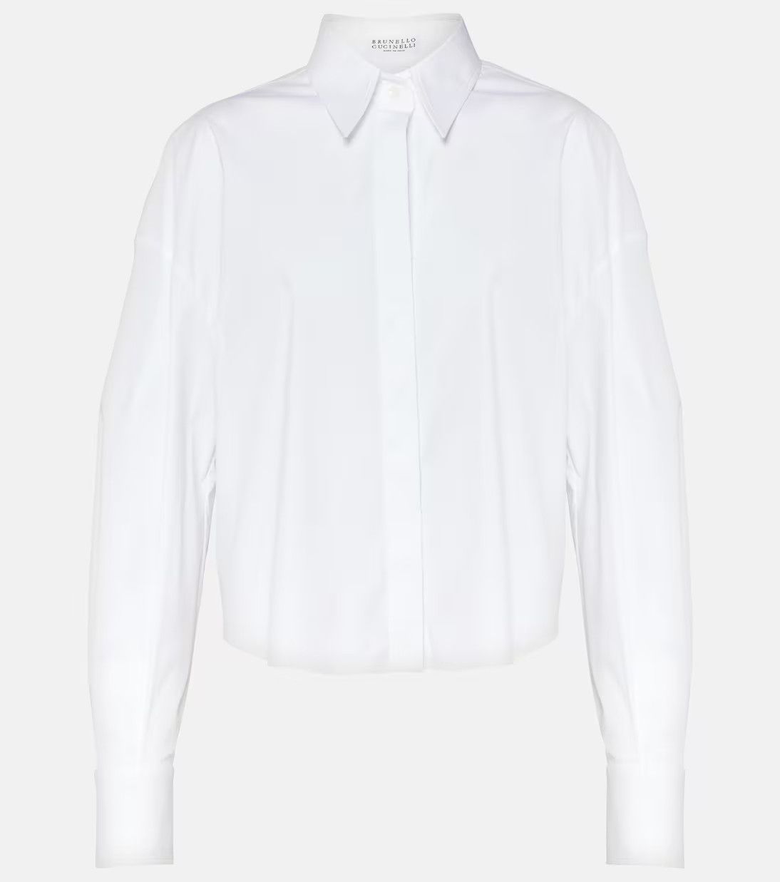 Brunello Cucinelli o1y0725 Shirt in White Size S / US 4 / IT 40 - 1 Thumbnail