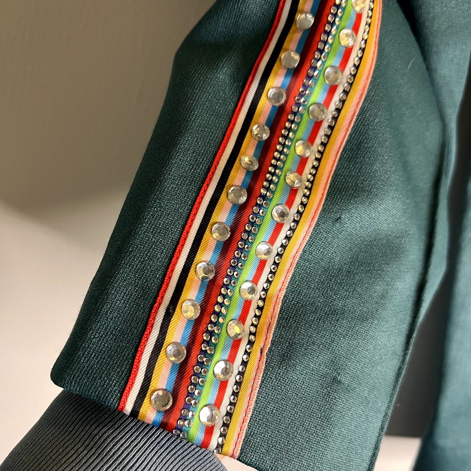Area AREA Emerald Green Pants Stripe Zip Pocket size XS C4 Size 24" / US 00 / IT 34 - 4 Thumbnail