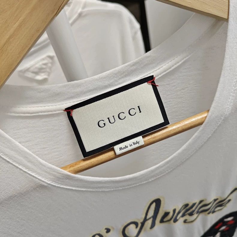 Gucci Gucci Embroidered butterfly short-sleeved T-shirt Size S / US 4 / IT 40 - 3 Thumbnail