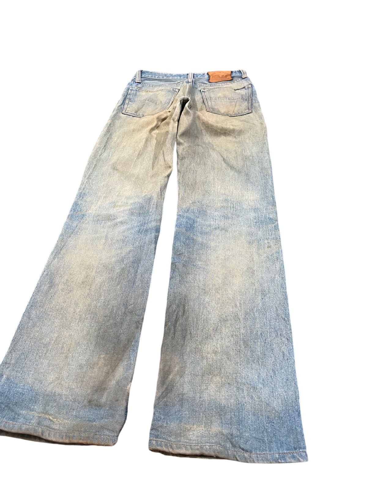 Le Grande Bleu (L.G.B.) Vintage Half Mudwash Distressed Denim Size US 28 / EU 44 - 9 Thumbnail