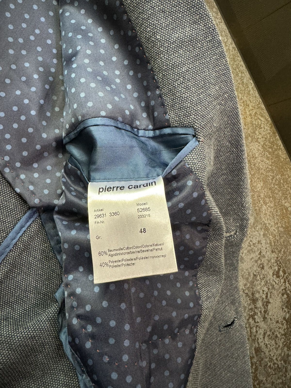 Pierre Cardin Pierre Cardin Blazer/ Jacket Size 48R - 4 Thumbnail