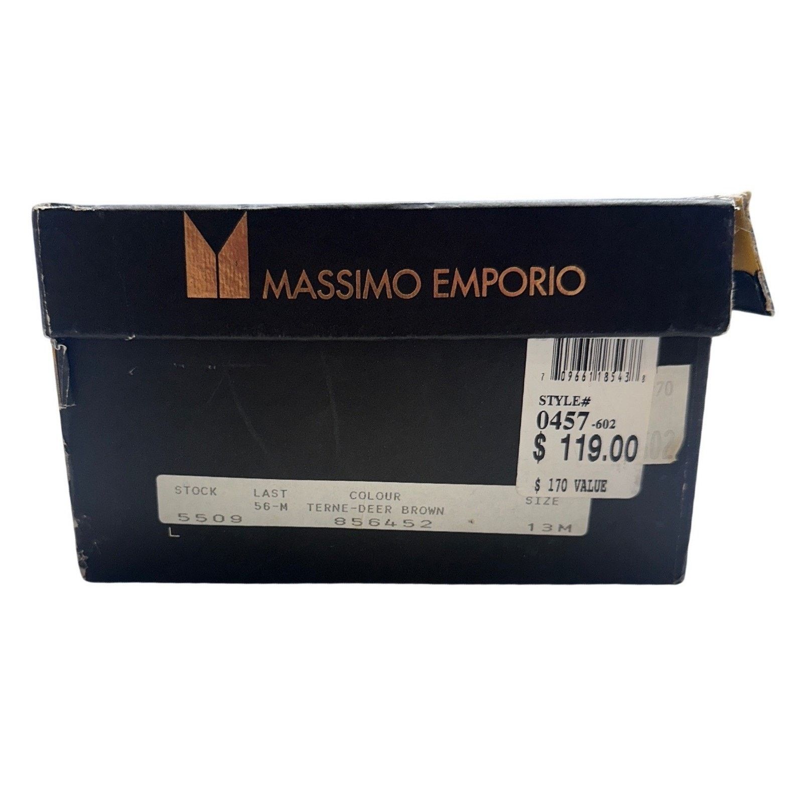 Other Massimo Emporio Oxford 13 M Brown New Leather Dress Shoes Size US 13 / EU 46 - 8 Thumbnail