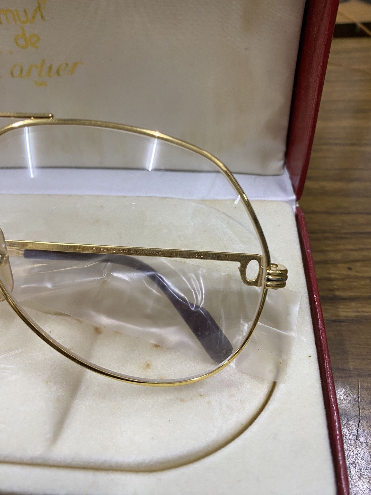 Cartier Very rare Vintage 1983 nos cartier glasses Size ONE SIZE - 9 Thumbnail
