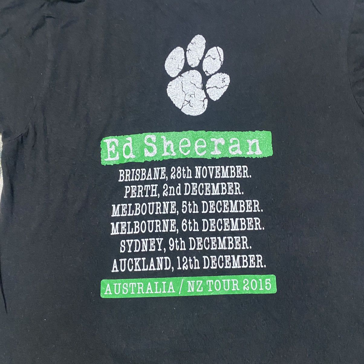 Band Tees Ed Sheeran Tour 2015 Shirt Size US S / EU 44-46 / 1 - 12 Thumbnail