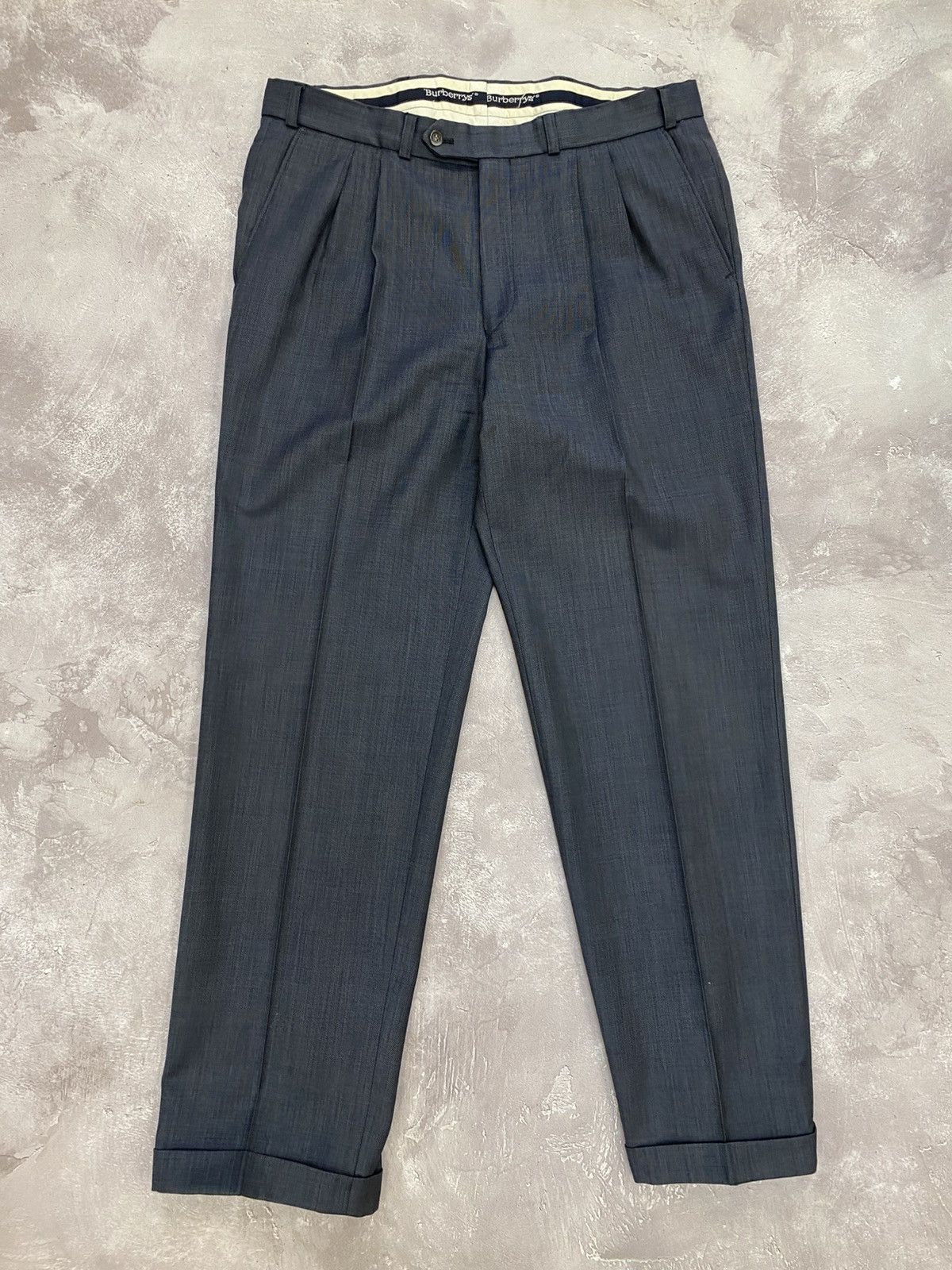 Burberry Prorsum Vintage Burberrys Formal Suit Made in West Germany 90s Size 48L - 14 Thumbnail