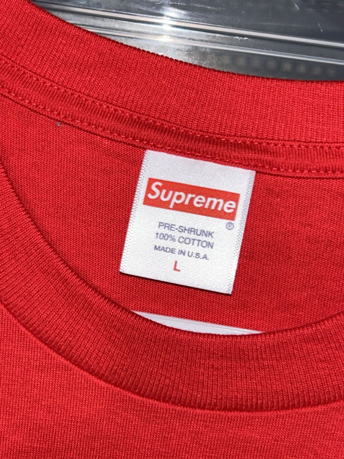 Supreme Supreme Blank Tee Shirt T/Shirt size Large NEW Size US L / EU 52-54 / 3 - 3 Thumbnail