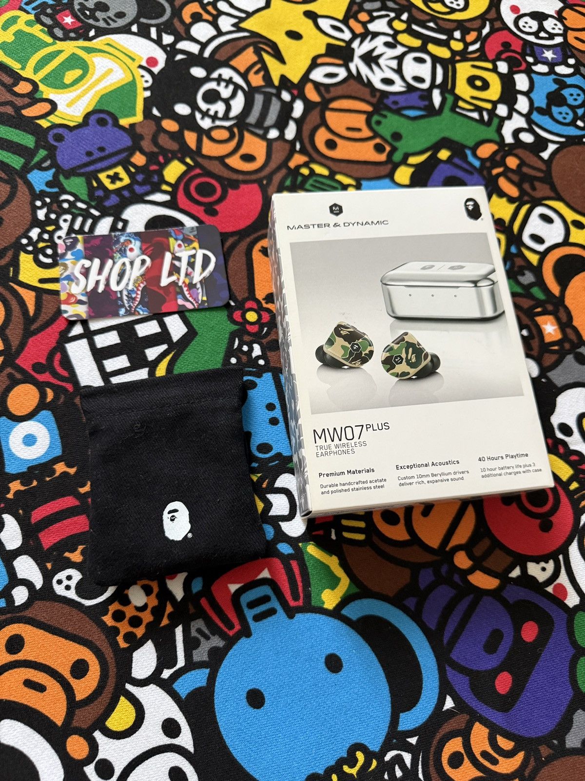 Bape A Bathing Ape X Master Dynamics Wireless Earbuds Size ONE SIZE - 3 Thumbnail