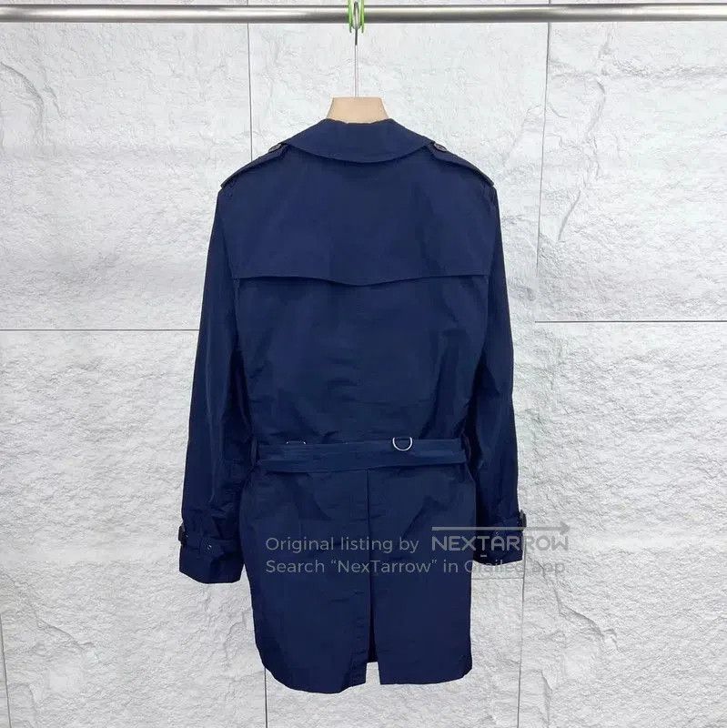 Burberry Burberry Women's Dark Blue Cotton Trench Coat. Size S / US 4 / IT 40 - 2 Thumbnail