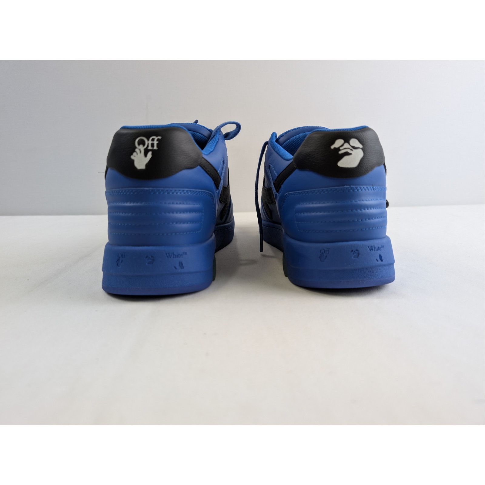 Off-White o1rshd1 Out of Office Calf Leather sneakers in Blue/Black Size US 12 / EU 45 - 11 Thumbnail
