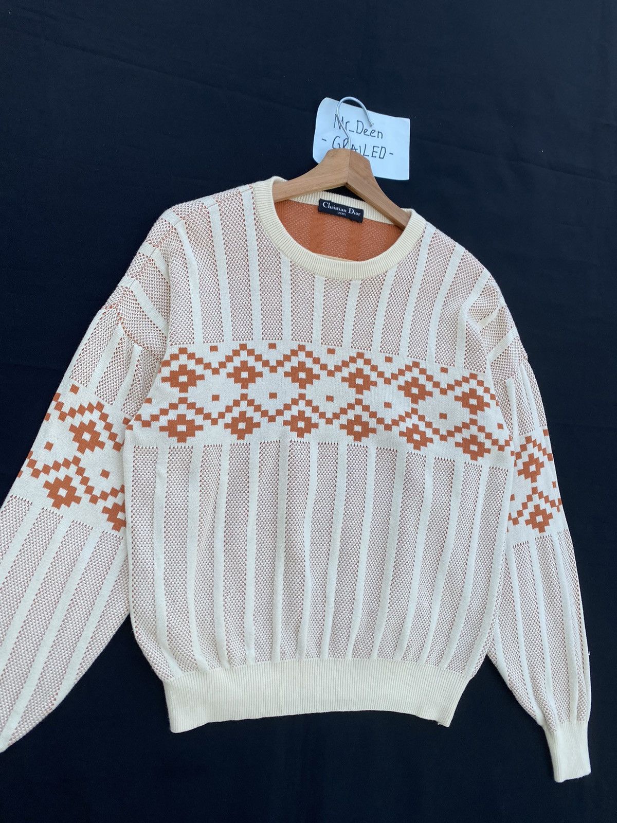 Christian Dior Monsieur Rare Vintage Christian Dior Sports Knitwear Sweater Size US M / EU 48-50 / 2 - 5 Thumbnail