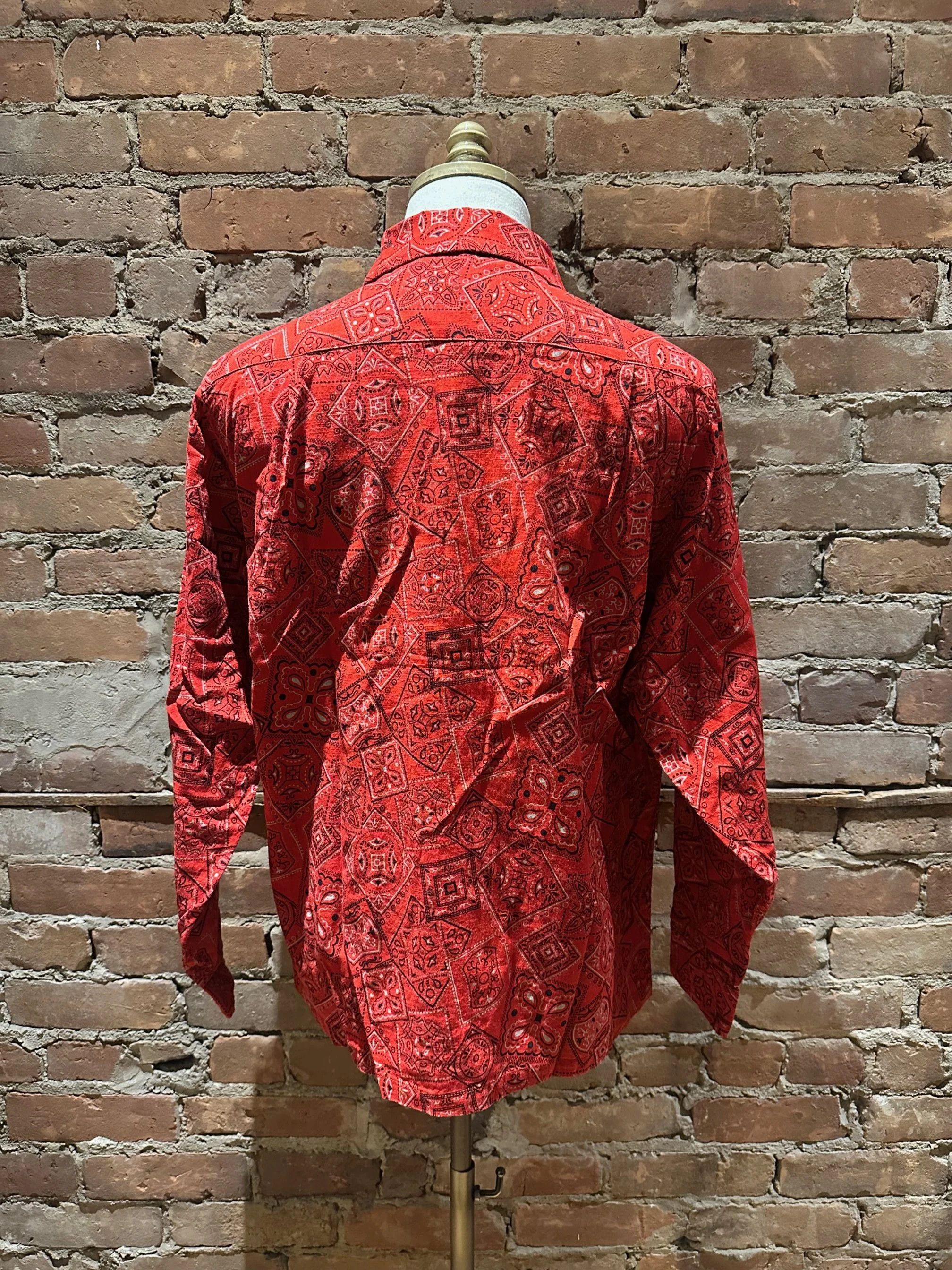Kapital Kapital Red Bandana Print Western Shirt Size US M / EU 48-50 / 2 - 3 Thumbnail