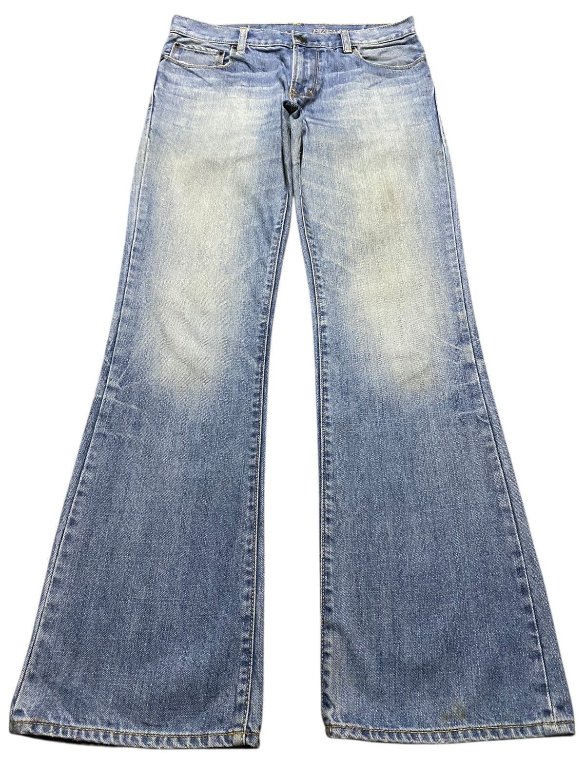 Vintage Gap 1969 Faded wash Distressed Flare Jeans