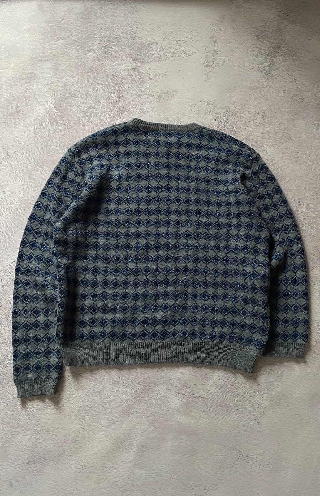 Raf Simons RARE! Raf Simons Sweater Knit SS19 Asymmetrical Glitter Hole Size US M / EU 48-50 / 2 - 8 Thumbnail